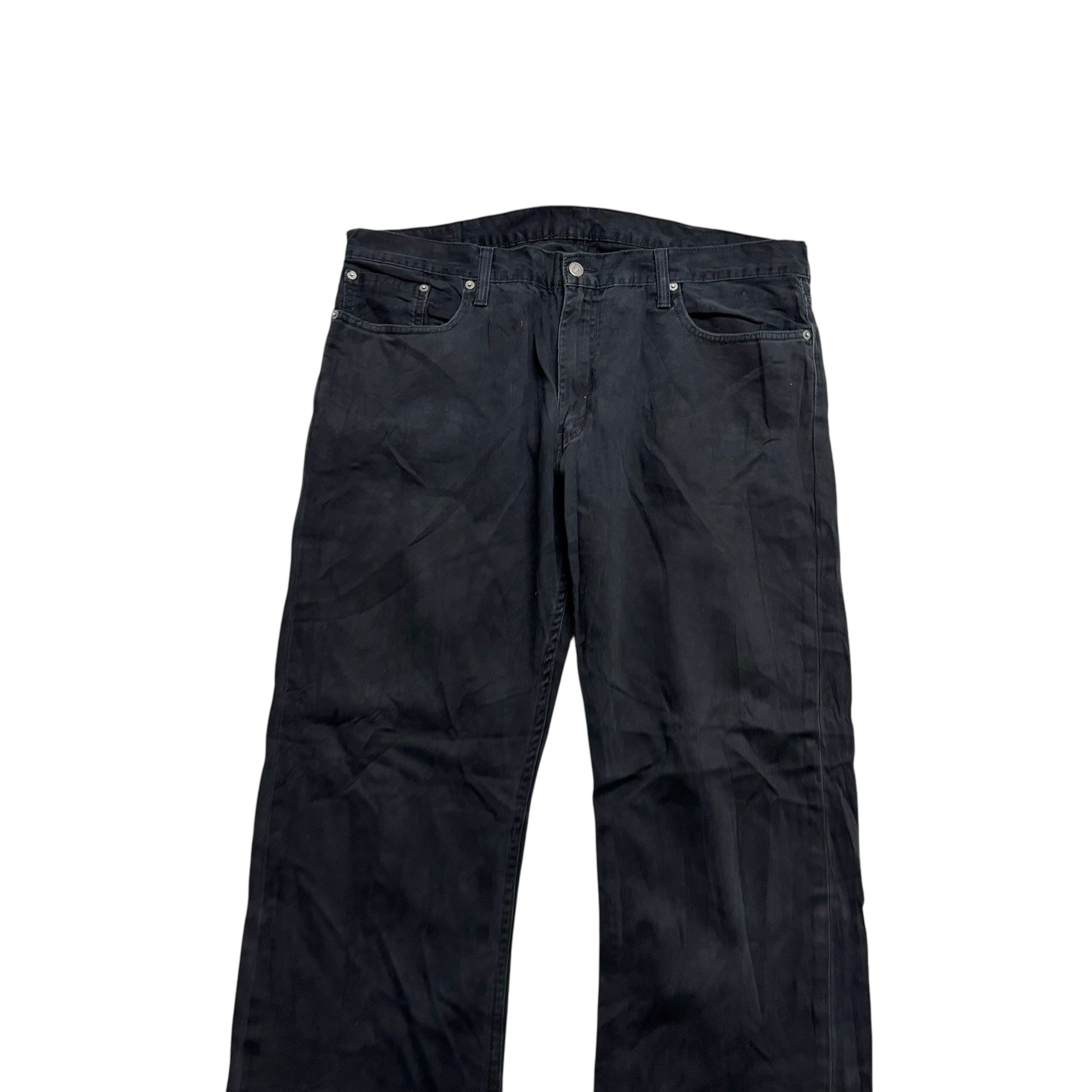 Levis 514 Trousers W40 L32 Mens Black Relaxed Straight Fit Pants