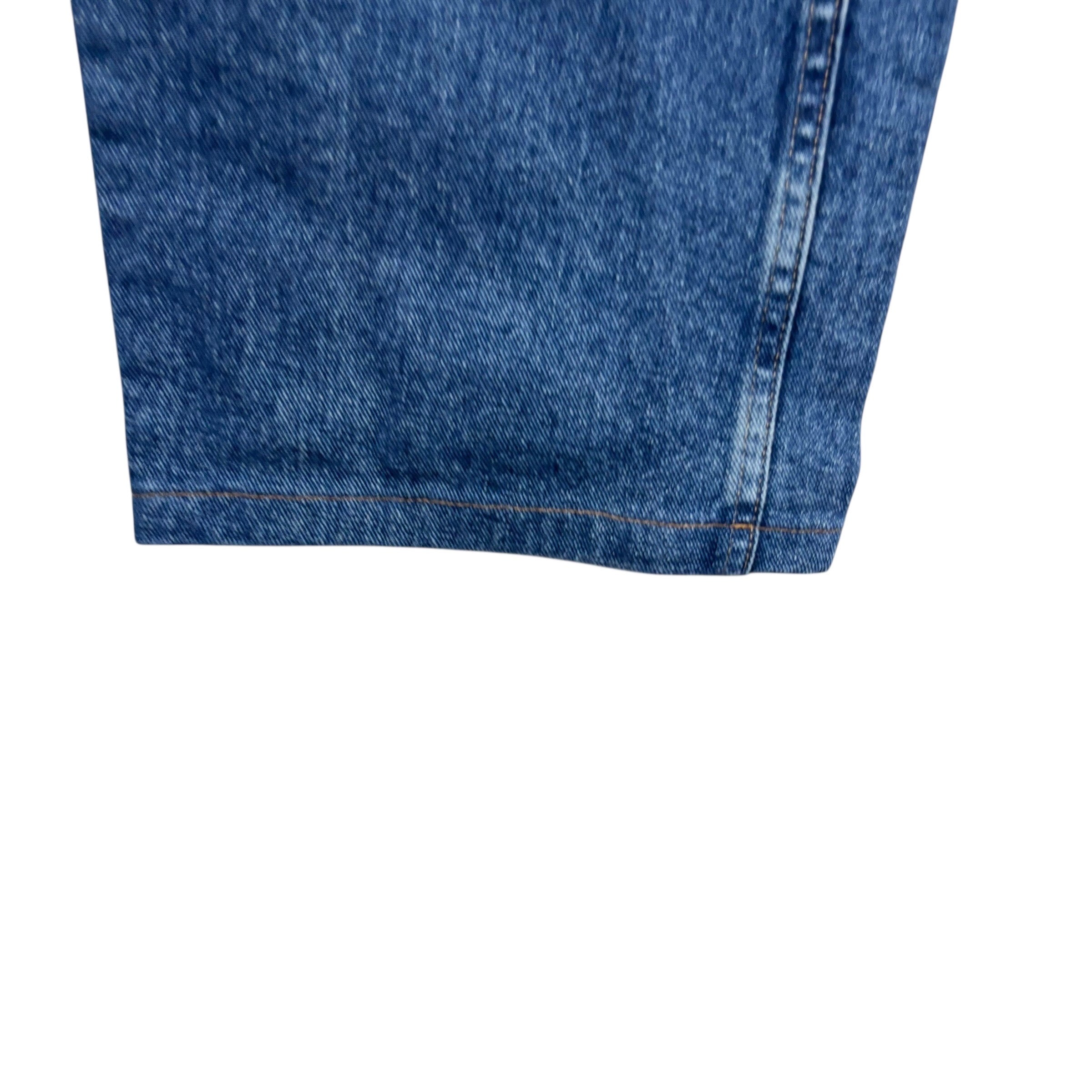 Wrangler Jeans W44 L27 Mens Mid Blue Relaxed Straight Fit Vintage Denim (E)