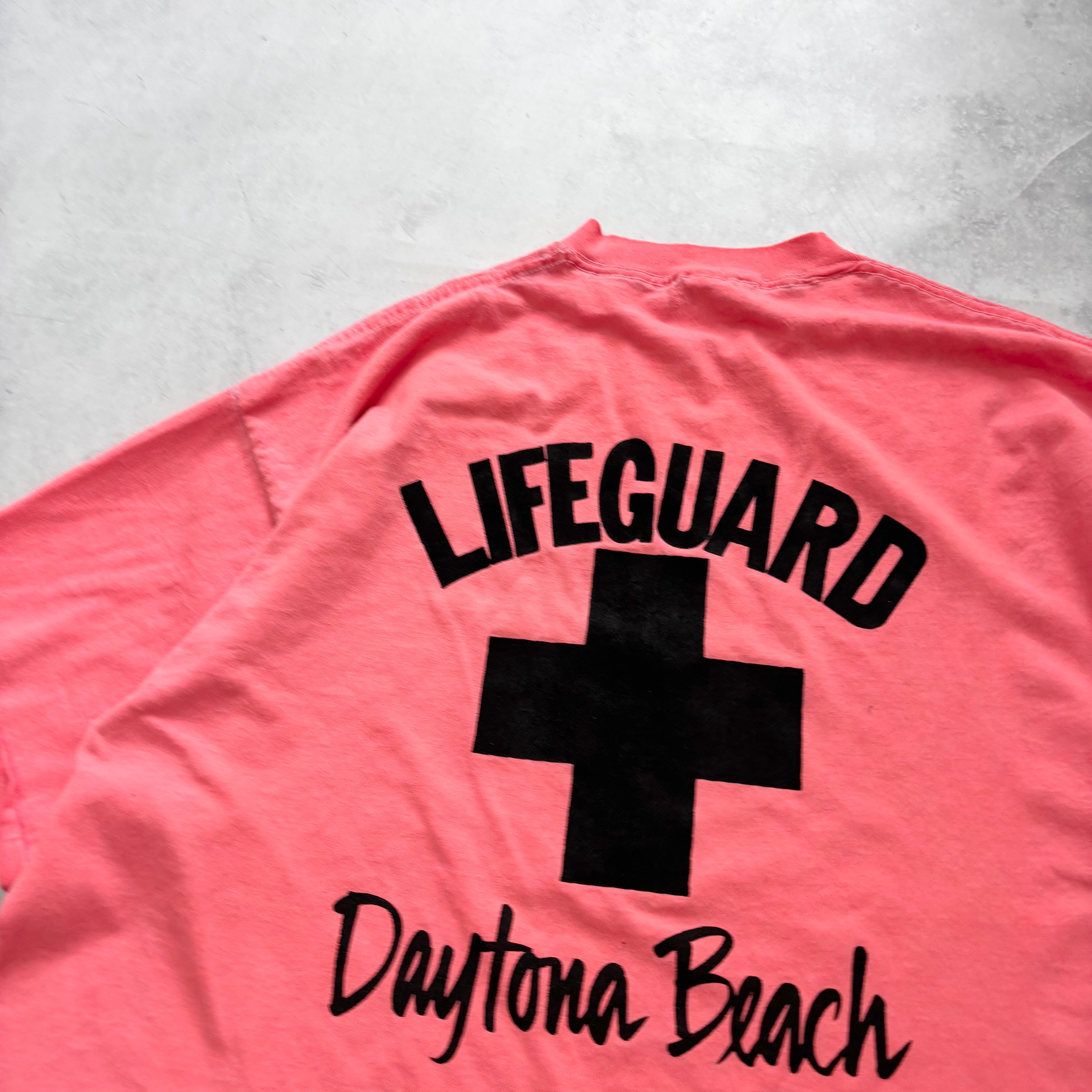 Vintage T Shirt Mens XXL Pink Single Stitch Graphic Print 90s (E)