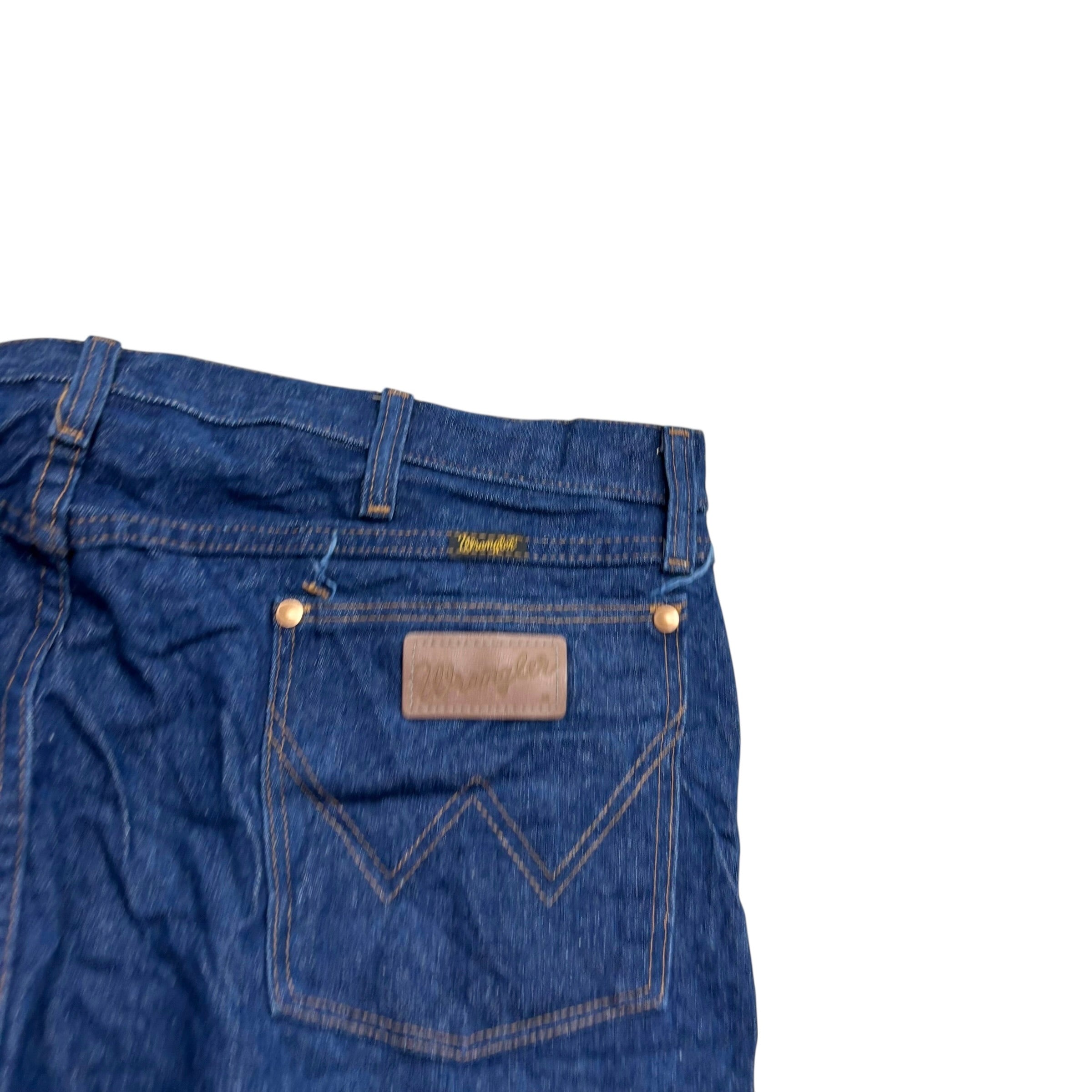 Wrangler Jeans Cowboy Cut W40 L32 Mens Dark Blue 13MWZ USA Made Vintage (E)