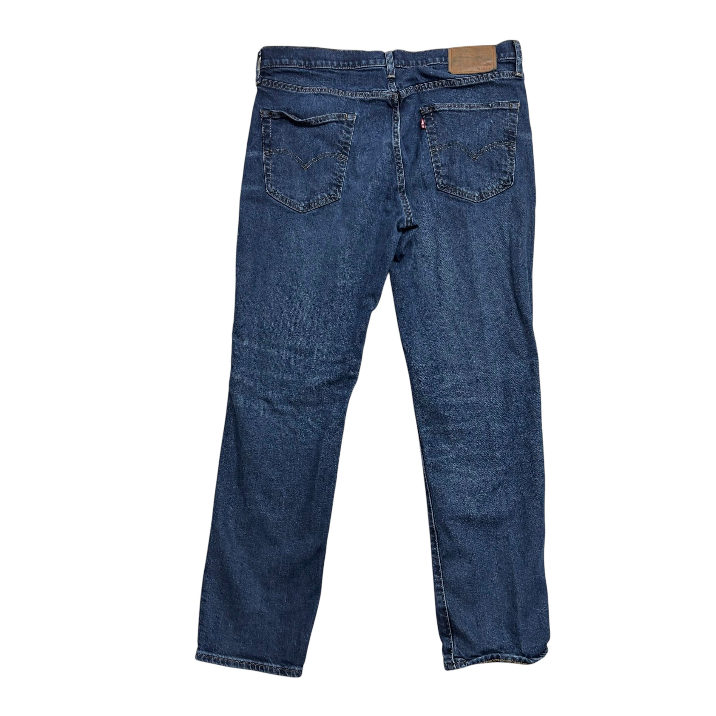Levis 511 Jeans W36 L30 Mens Mid Blue Slim Fit Stretch Premium Denim (E)