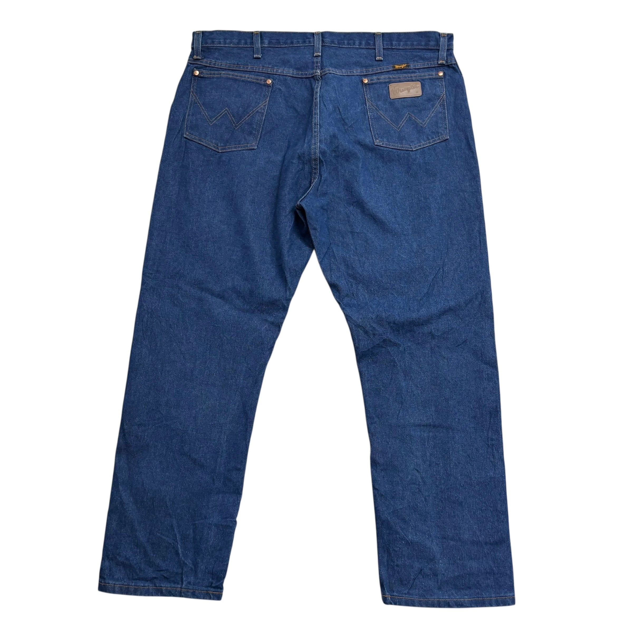 Wrangler Jeans Cowboy Cut W42 L32 Mens Dark Blue 13MWZ Original Fit Denim (E)