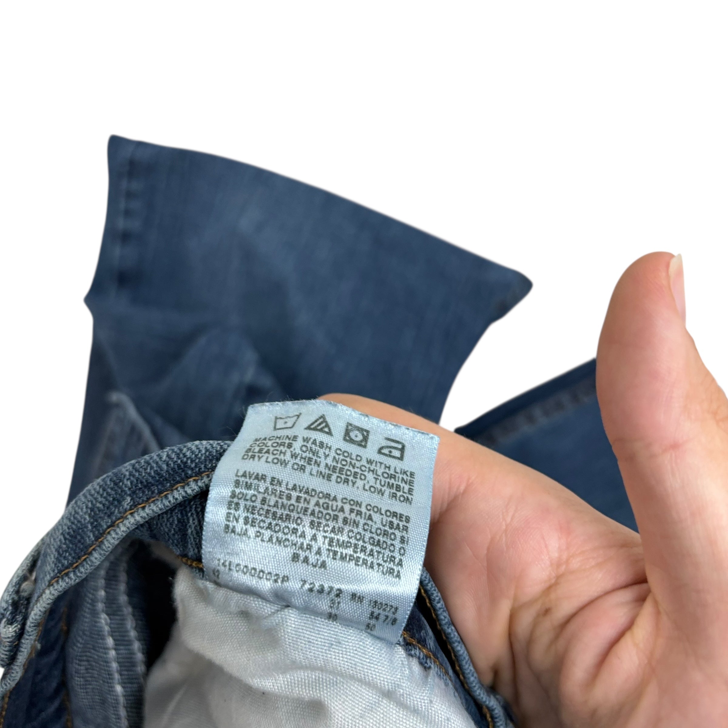 Wrangler Jeans W38 L30 Mens Dark Blue Relaxed Straight Fit Stretch Denim