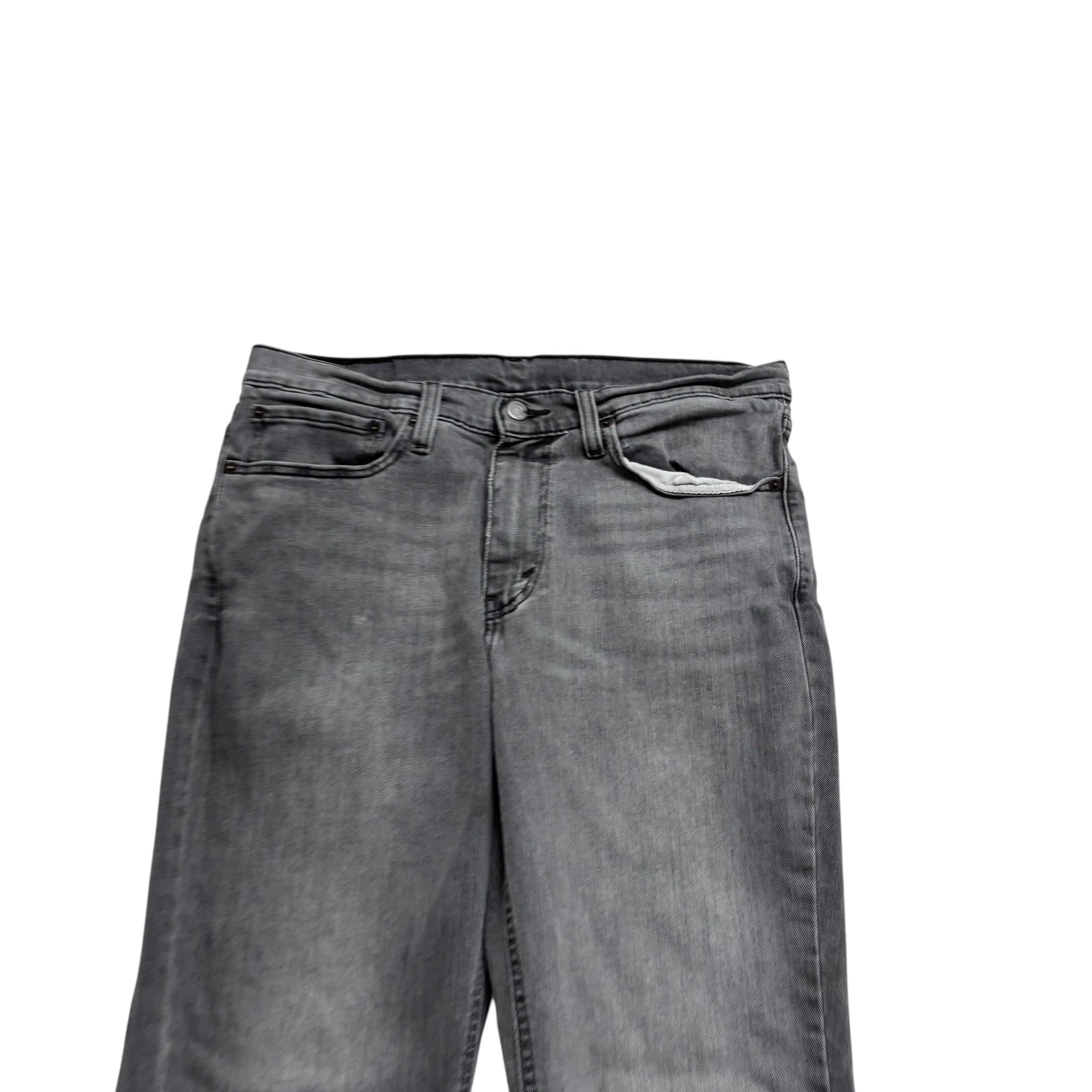 Levis 541 Jeans W34 L33 Mens Grey Athletic Tapered Fit Stretch Denim (F)