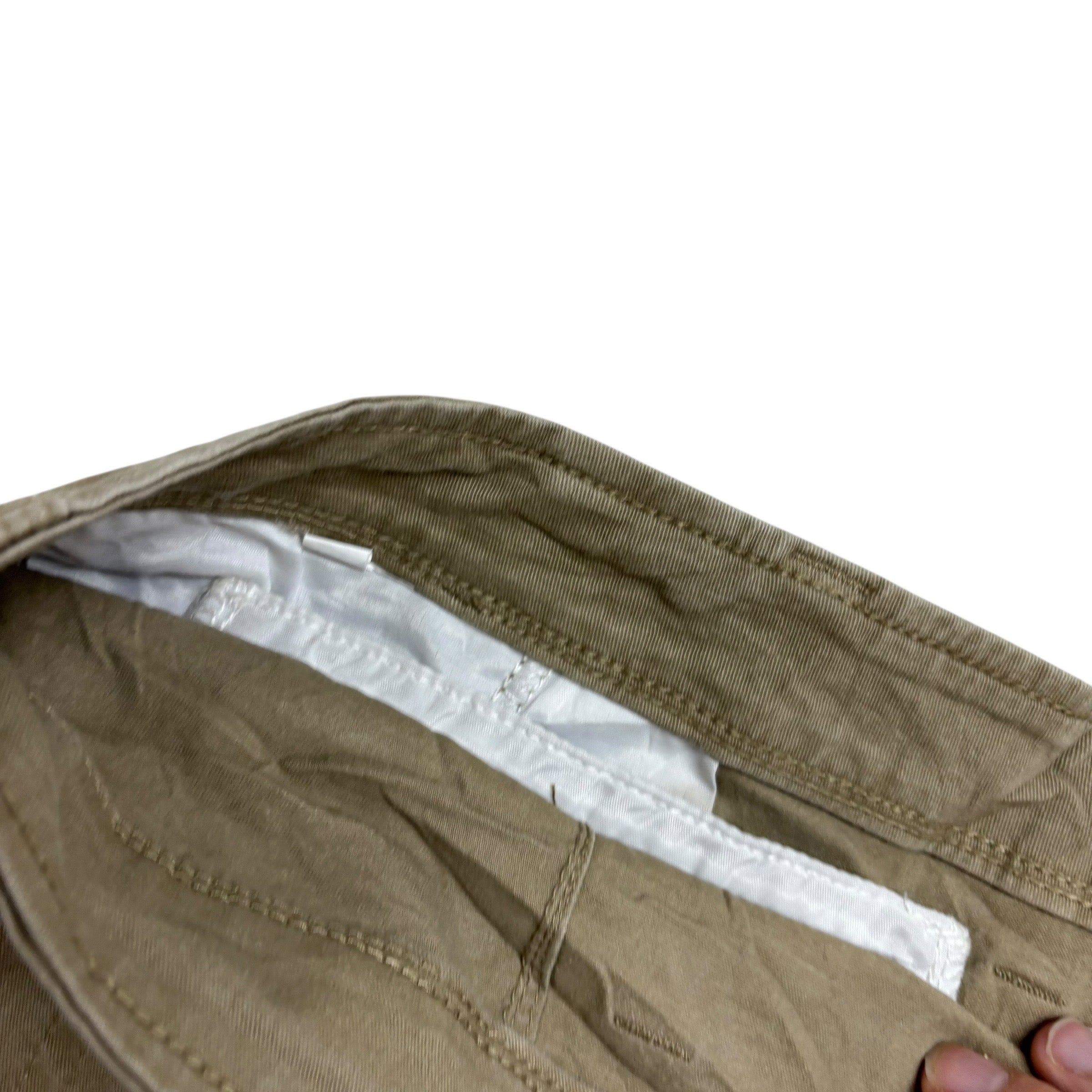 Wrangler Cargo Pants W44 L30 Mens Beige Baggy Relaxed Straight Fit Trousers