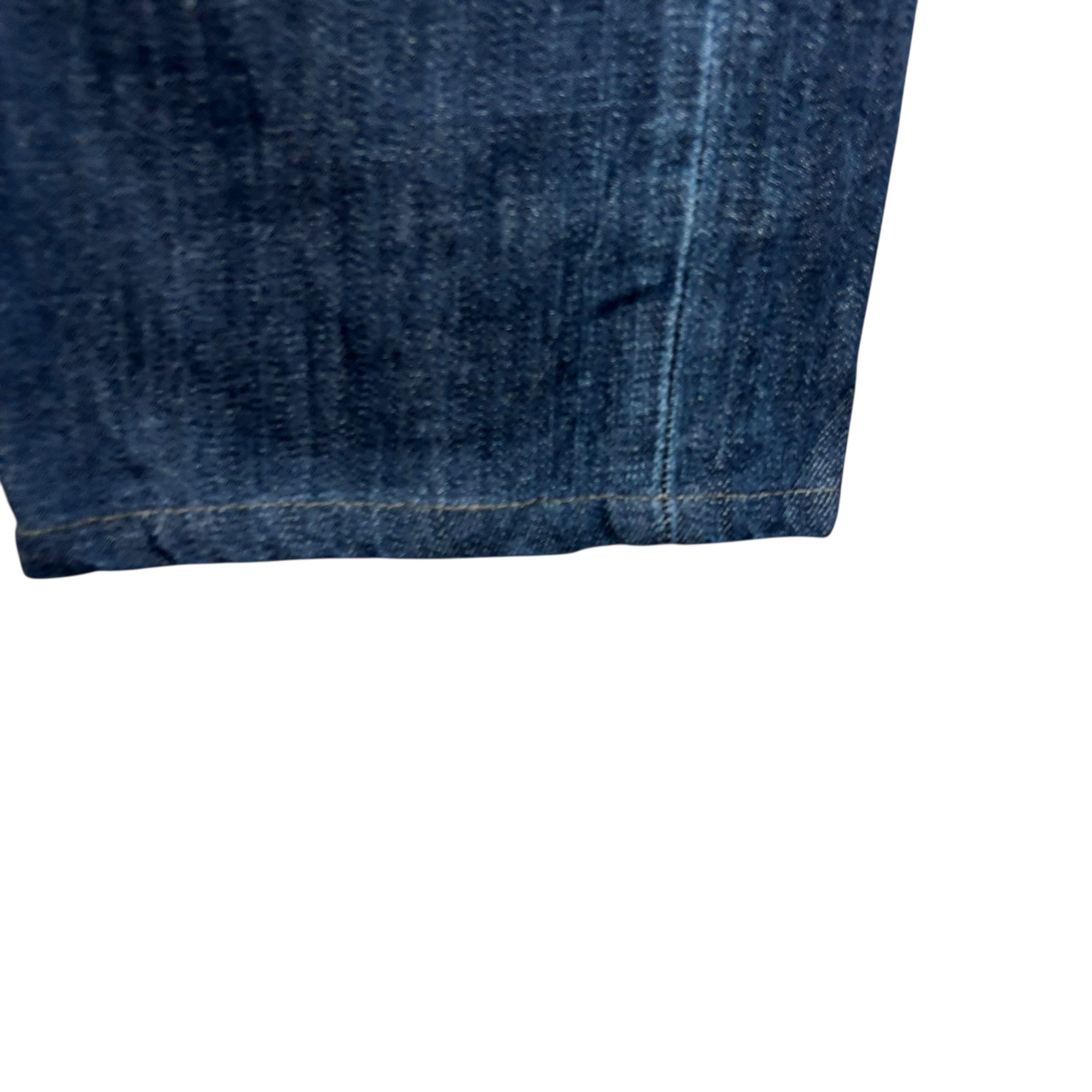 Levis 514 Jeans W34 L31 Mens Dark Blue Slim Straight Fit Denim (F)