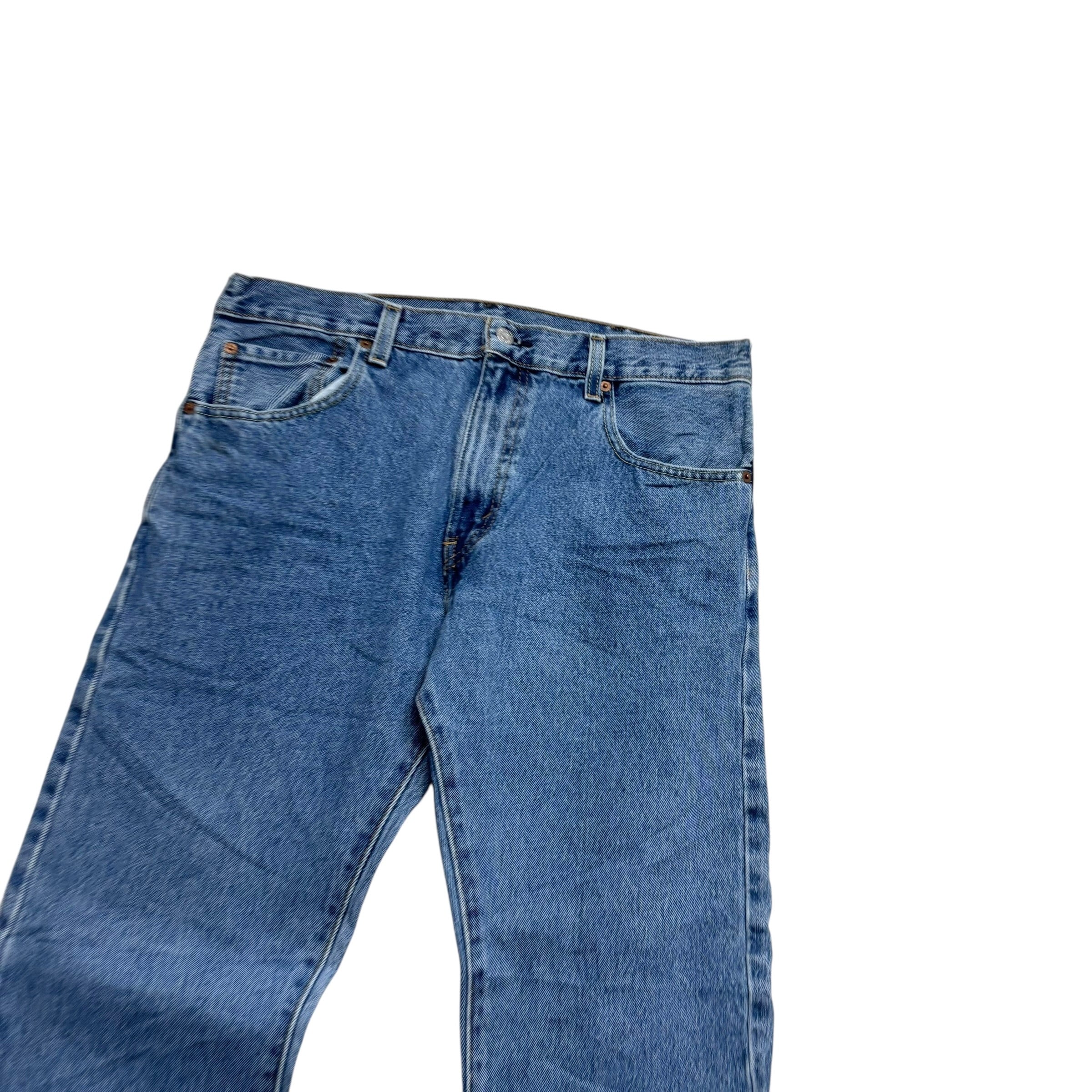 Levis 517 Jeans W34 L30 Mens Light Blue Regular Bootcut Fit Denim (E)