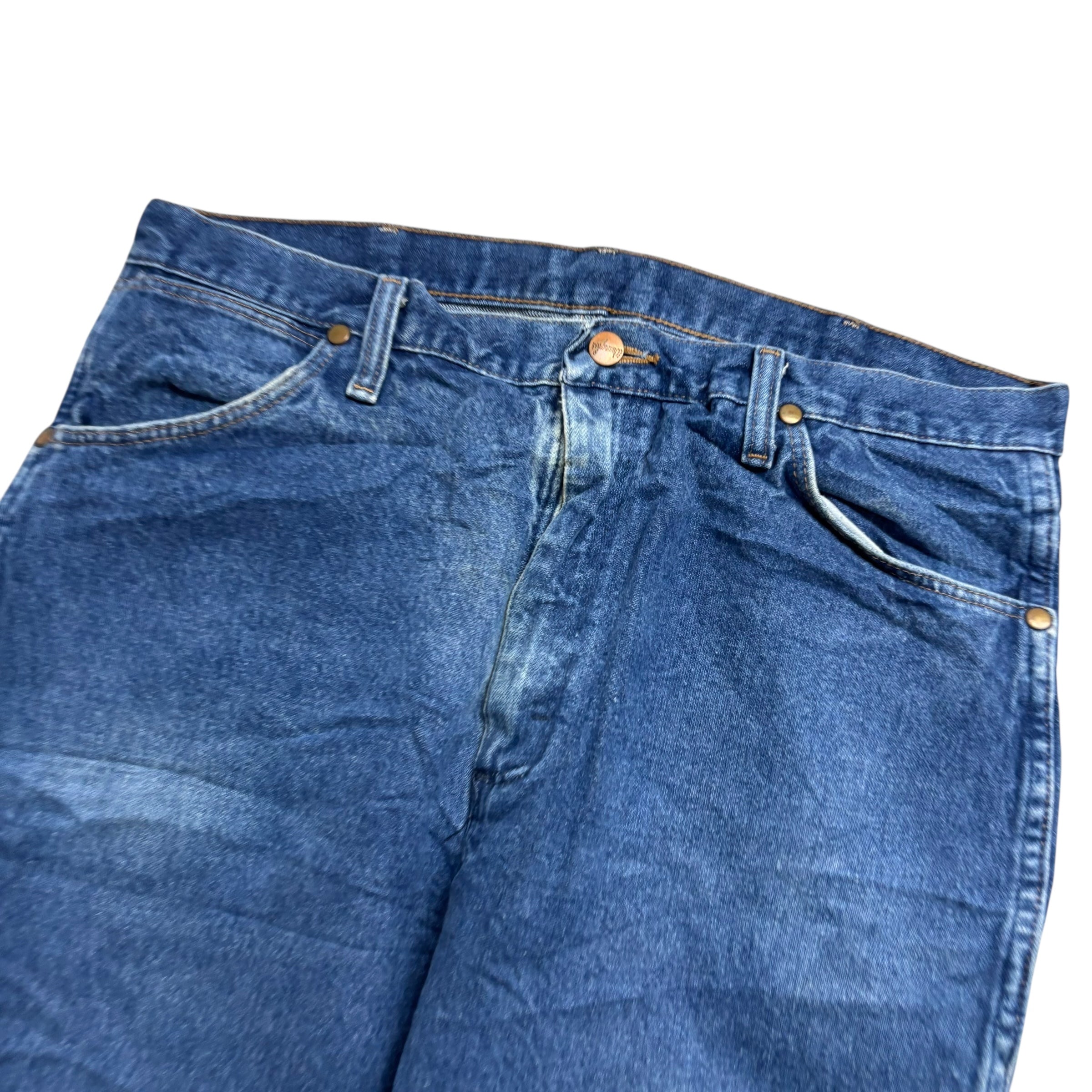 Wrangler Jeans Cowboy Cut W35 L32 Mens Mid Blue 936 Slim Fit Denim