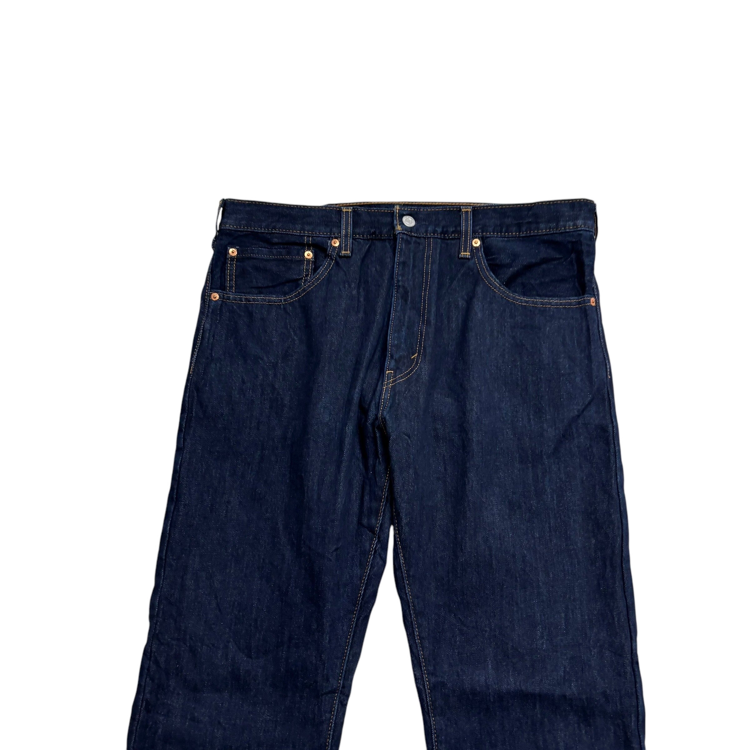 Levis 517 Jeans W36 L32 Mens Dark Blue Regular Bootcut Fit Denim (E)