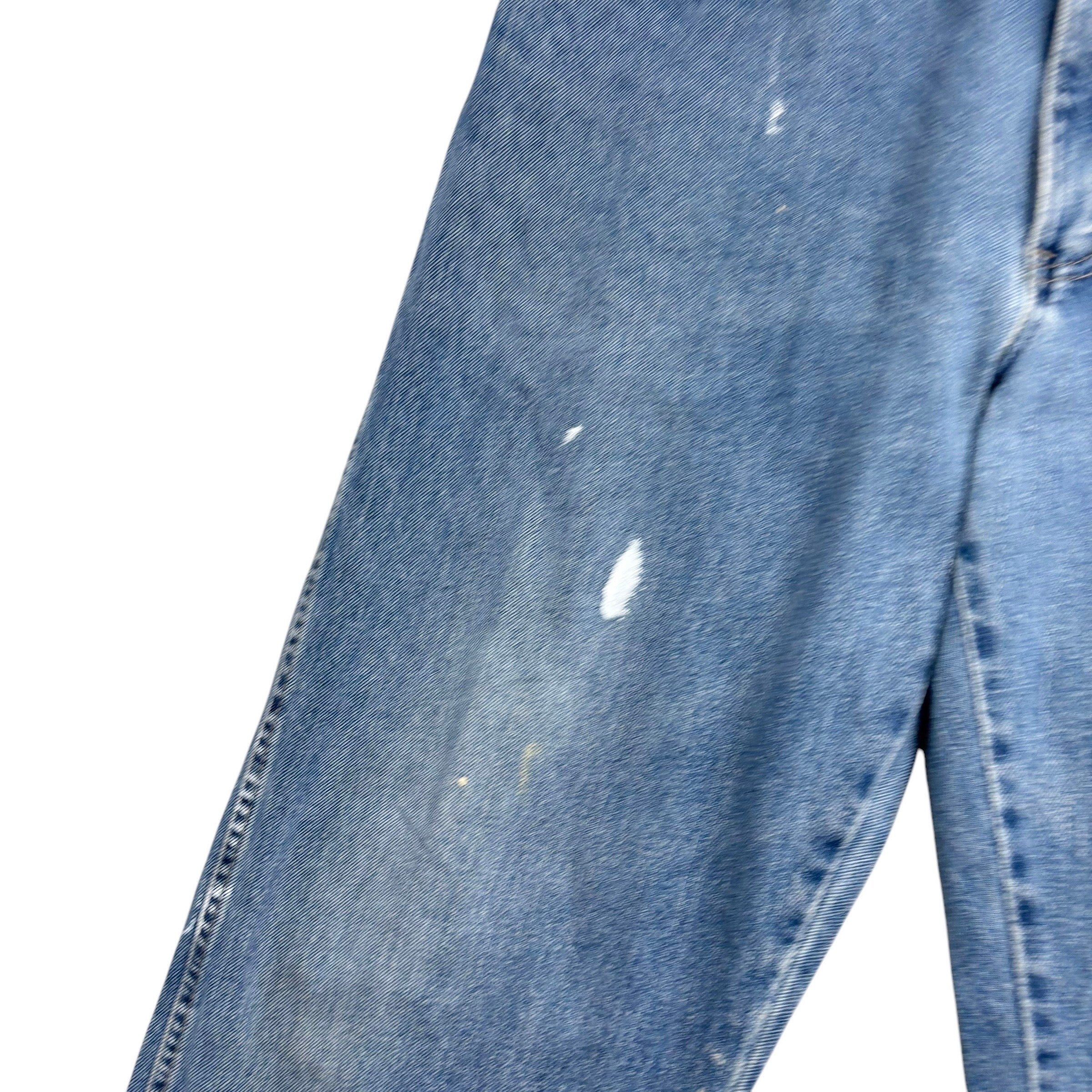Dickies Jeans W38 L30 Mens Light Blue Regular Straight Fit Denim (F)