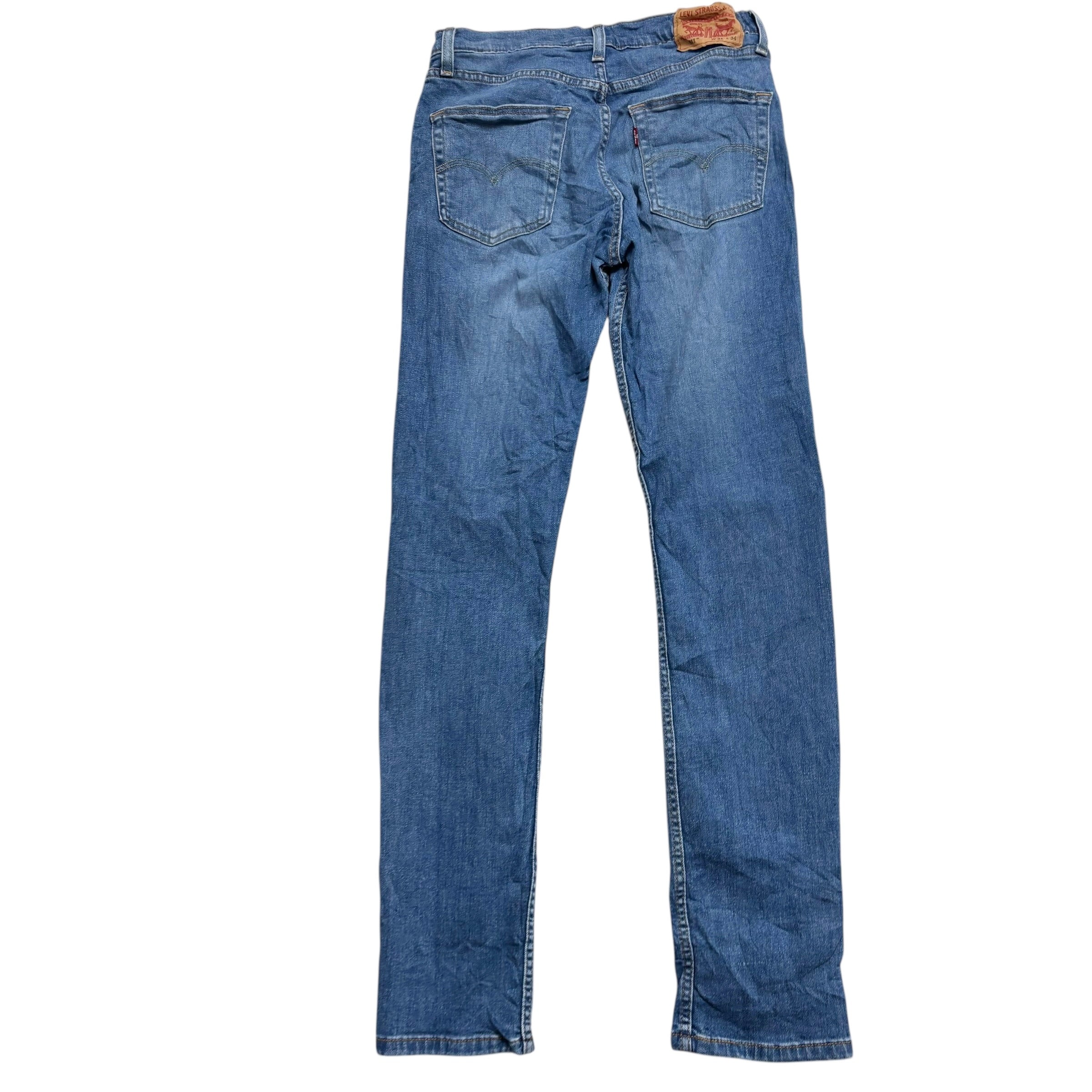 Levis 511 Jeans W31 L34 Mens Mid Blue Slim Fit Stretch Denim