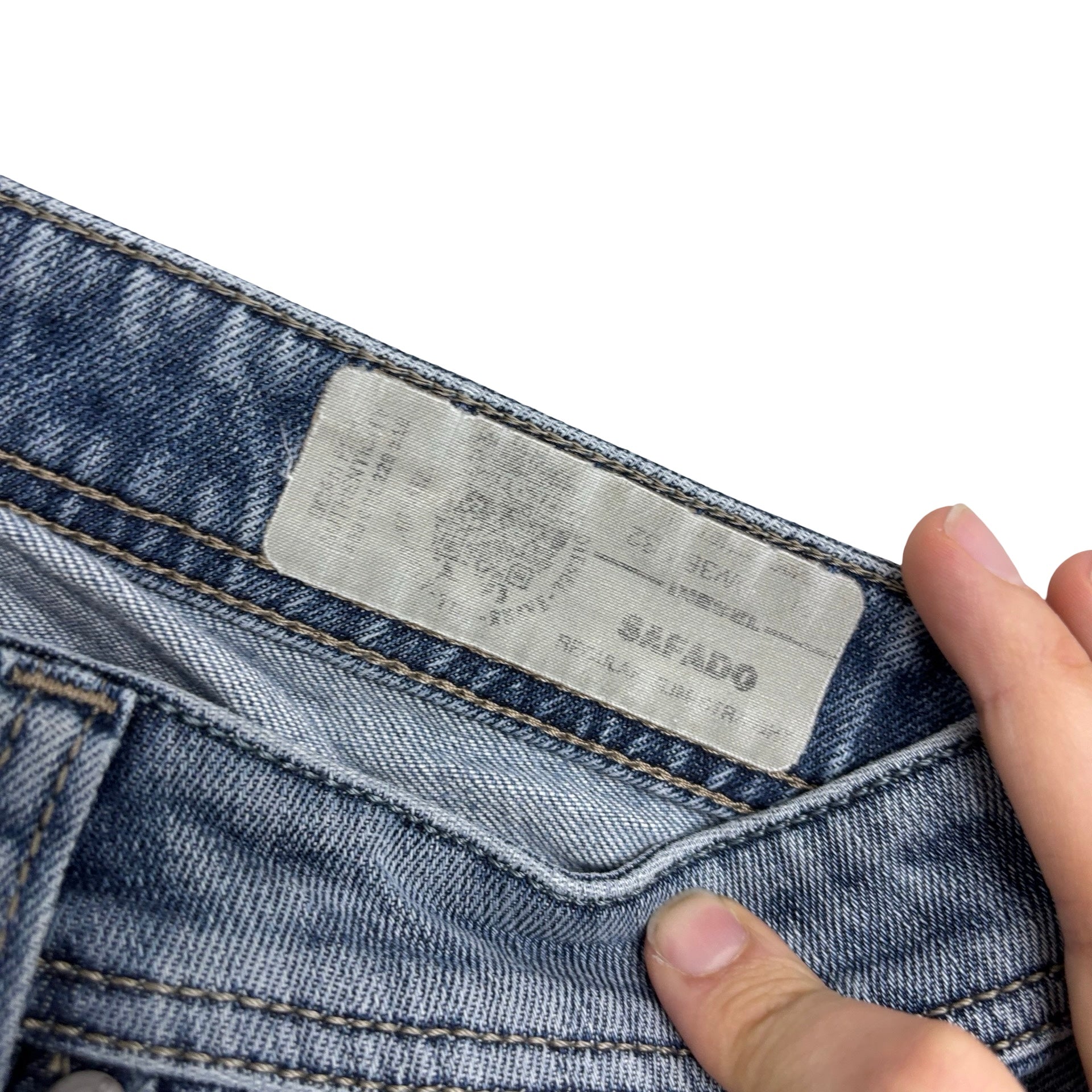 Diesel Safado Jeans W36 L32 Mens Mid Blue Slim Straight Fit Stretch Denim