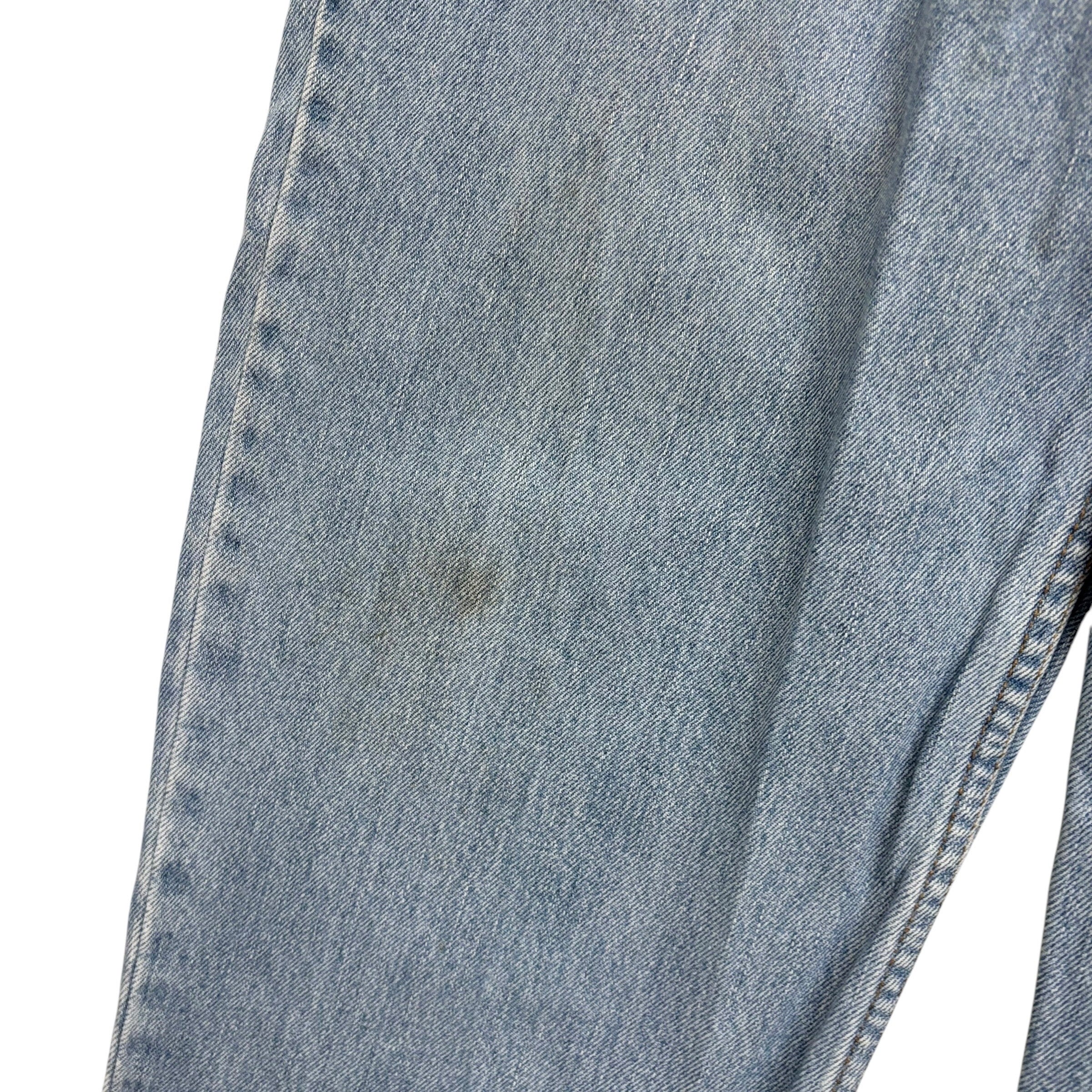 Levis 550 Jeans W38 L30 Mens Light Blue Baggy Relaxed Straight Fit Vintage Denim