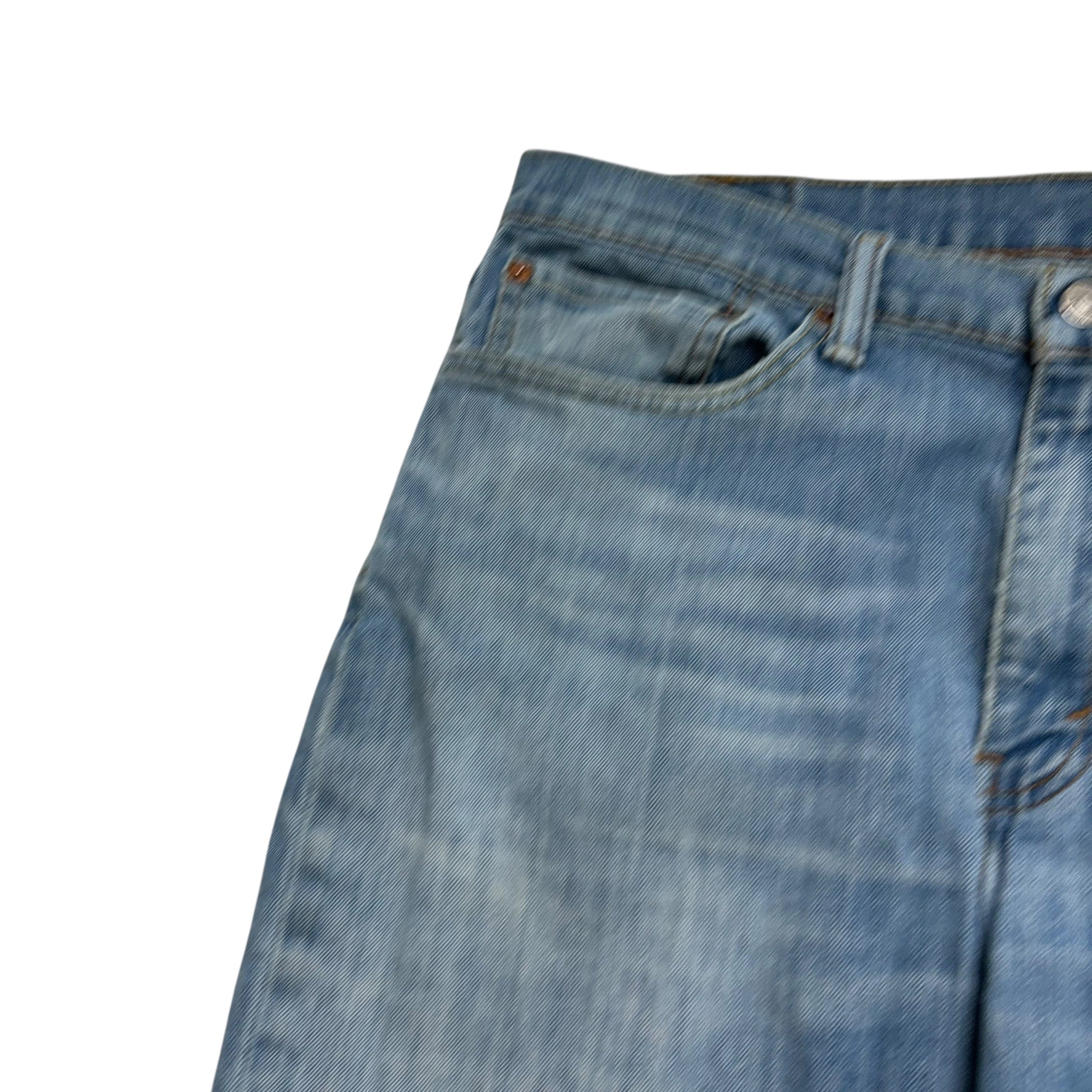 Levis 514 Jeans W36 L32 Mens Light Blue Regular Straight Fit Stretch Denim