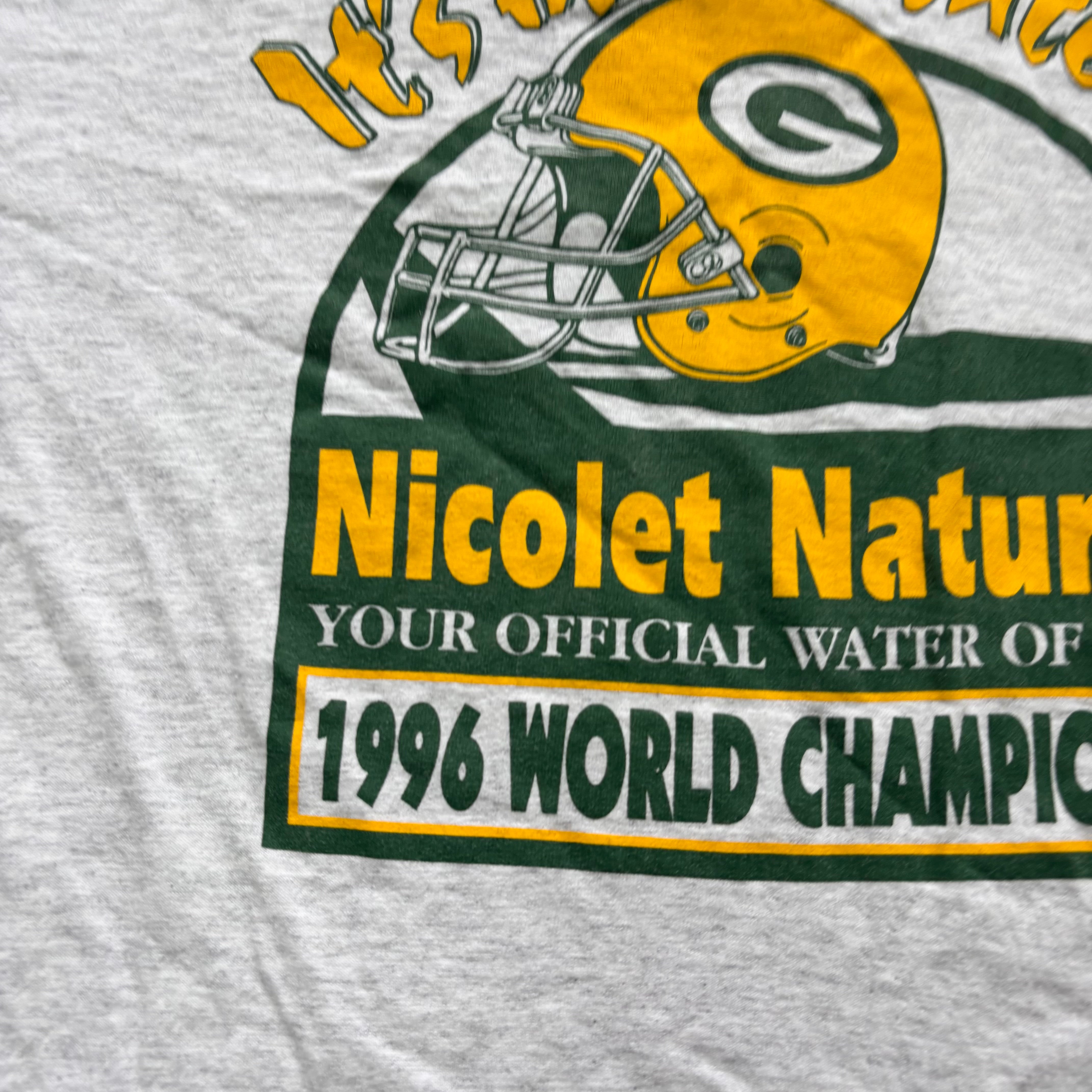 Vintage T Shirt Mens XL Grey Single Stitch Graphic Print 90s USA College (E)