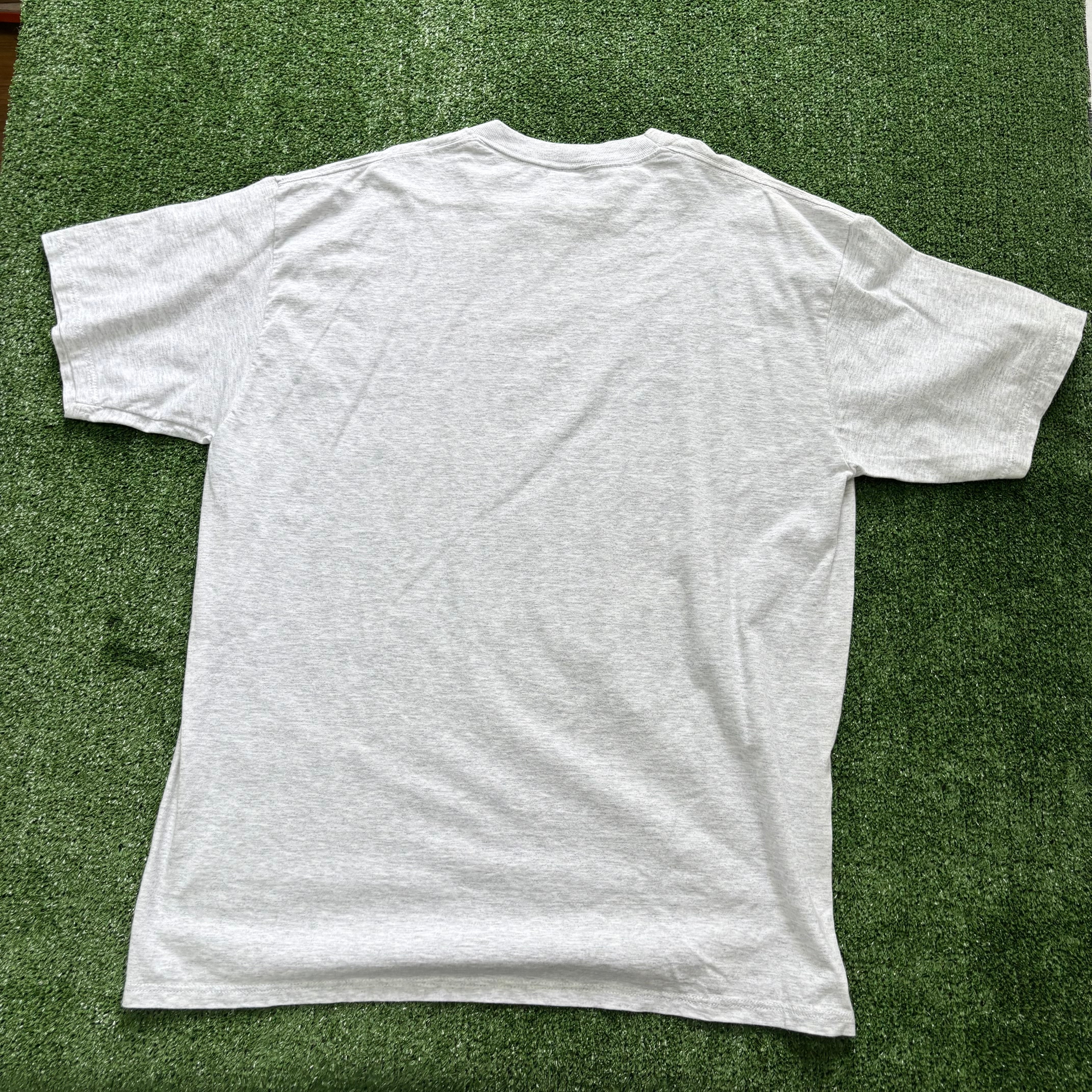 Vintage T Shirt Mens XL Grey Graphic Print 90s USA (E)