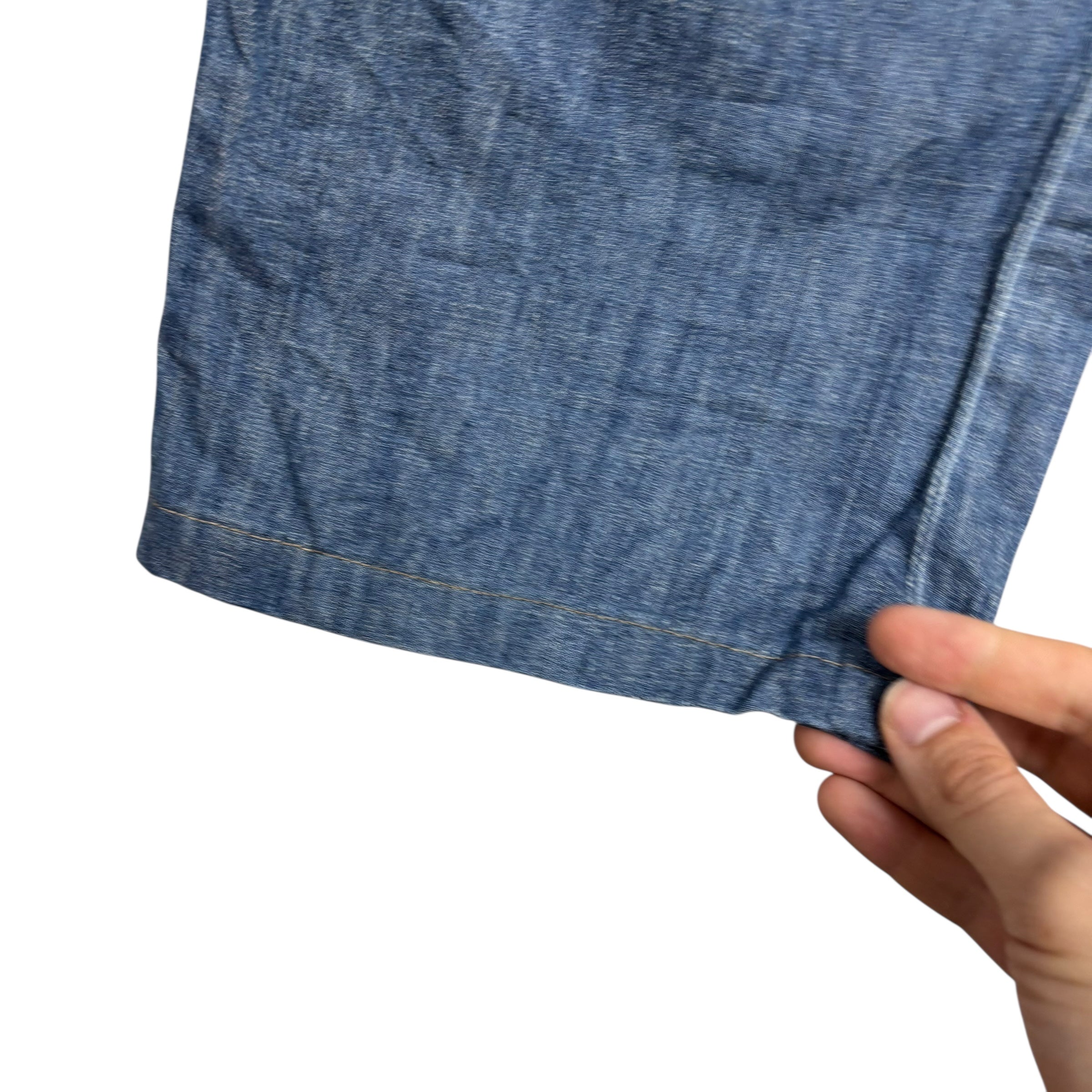 Levis 514 Jeans W38 L29 Mens Mid Blue Regular Straight Fit Denim (E)