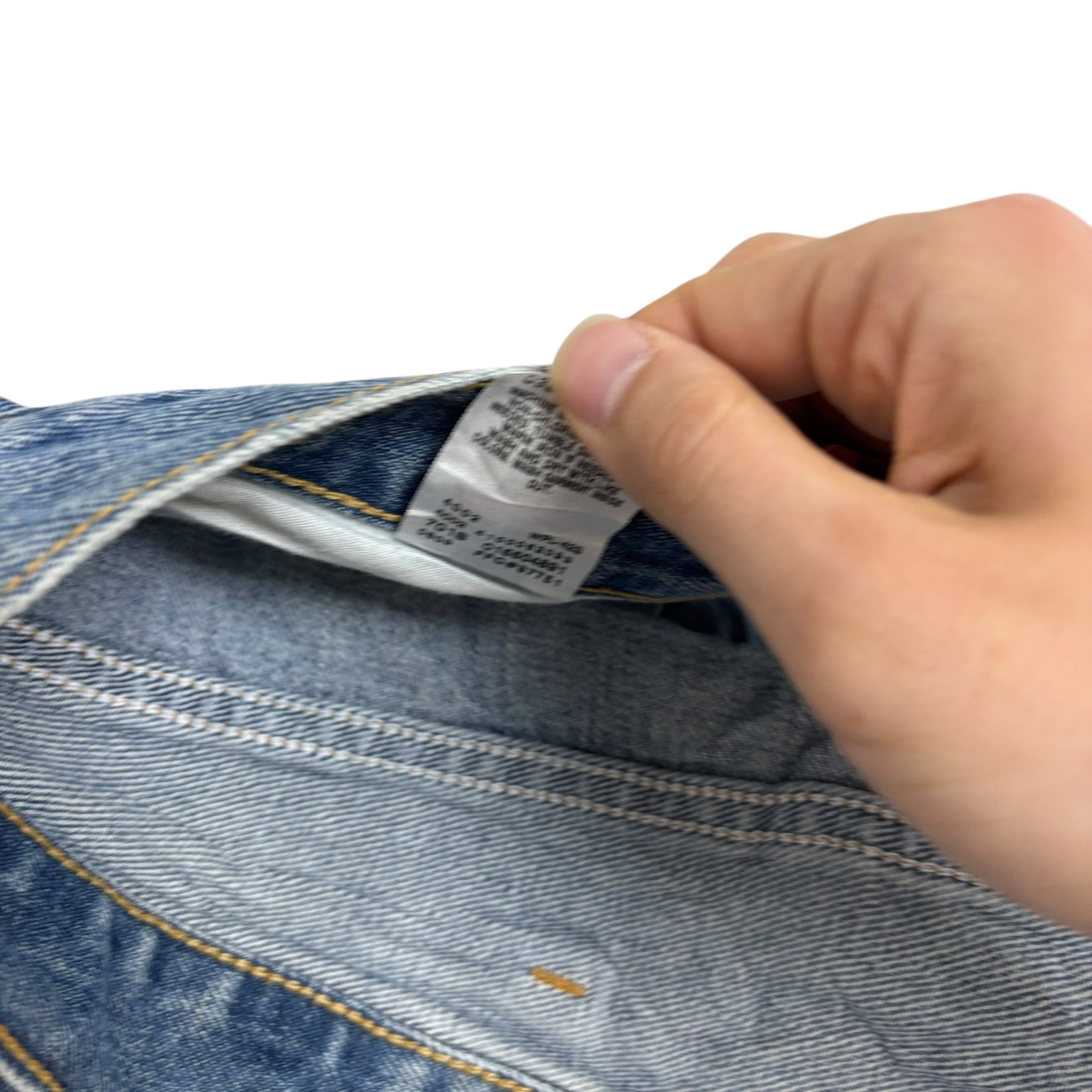 Levis 550 Jeans W46 L29 Mens Mid Blue Baggy Relaxed Straight Vintage Denim (E)