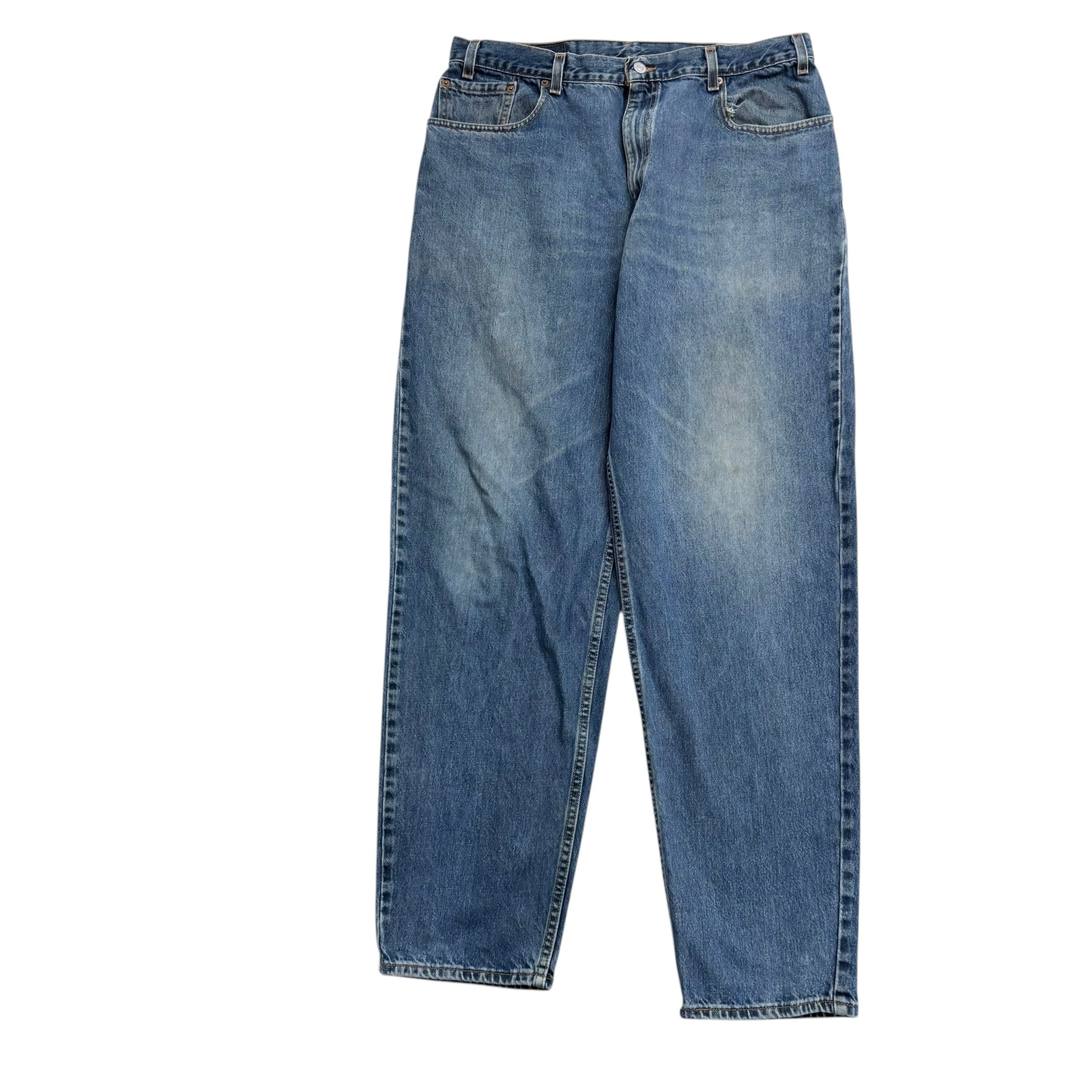 Levis 560 Jeans W36 L33 Mens Mid Blue Relaxed Tapered Fit Vintage USA Made