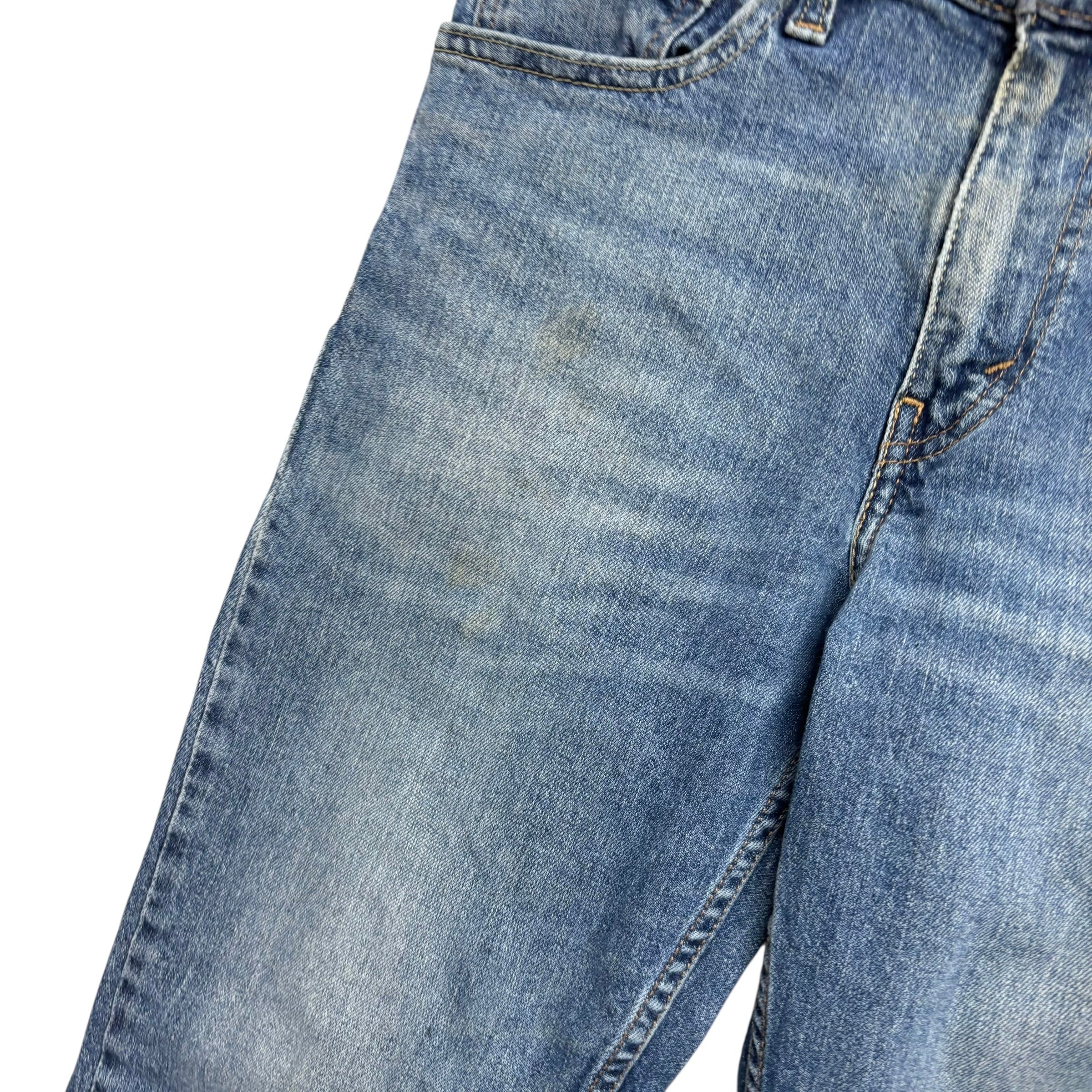 Levis 511 Jeans W32 L31 Mens Mid Blue Slim Fit Stretch Denim (F)