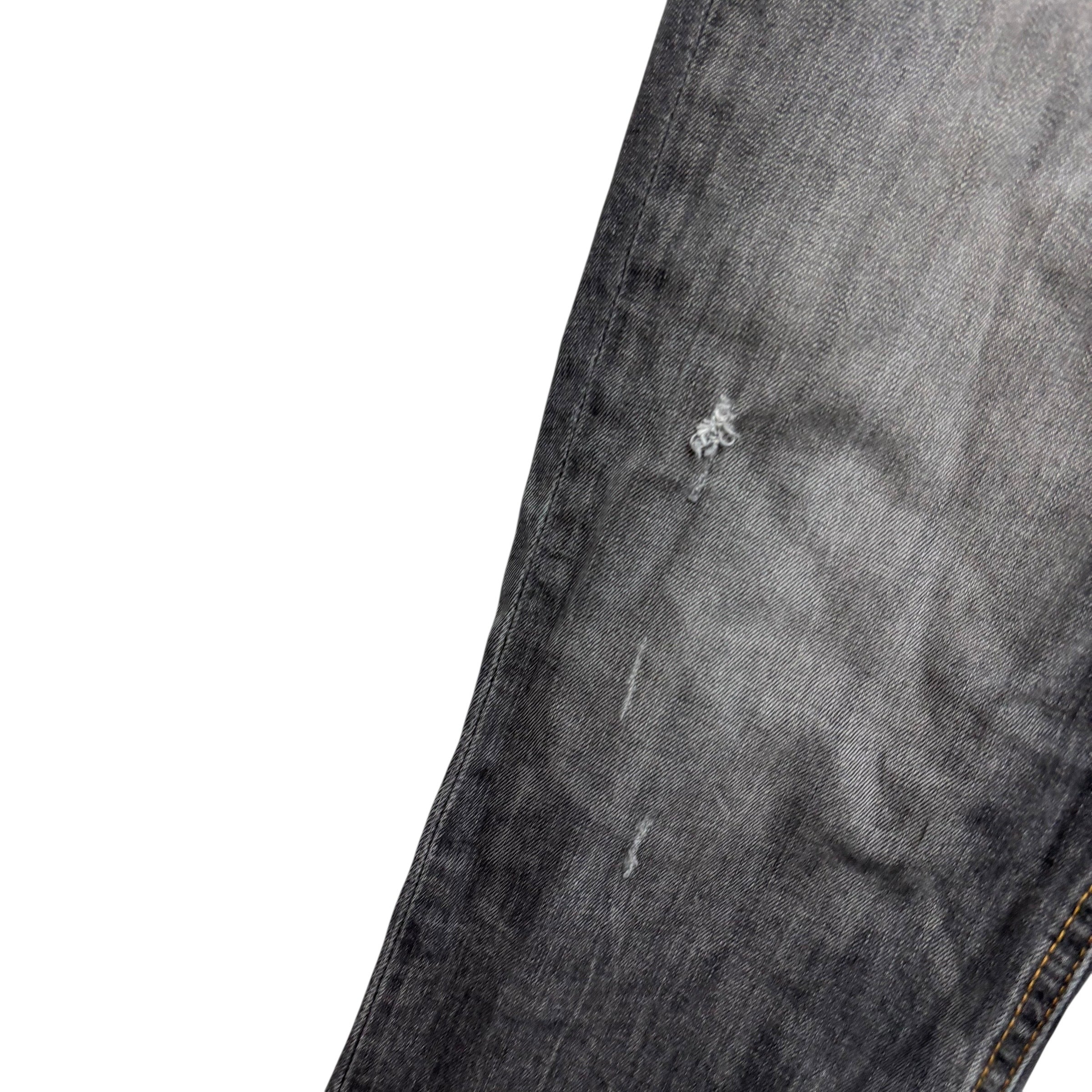 Levis 541 Jeans W34 L32 Mens Grey Athletic Tapered Fit Stretch Denim (F)