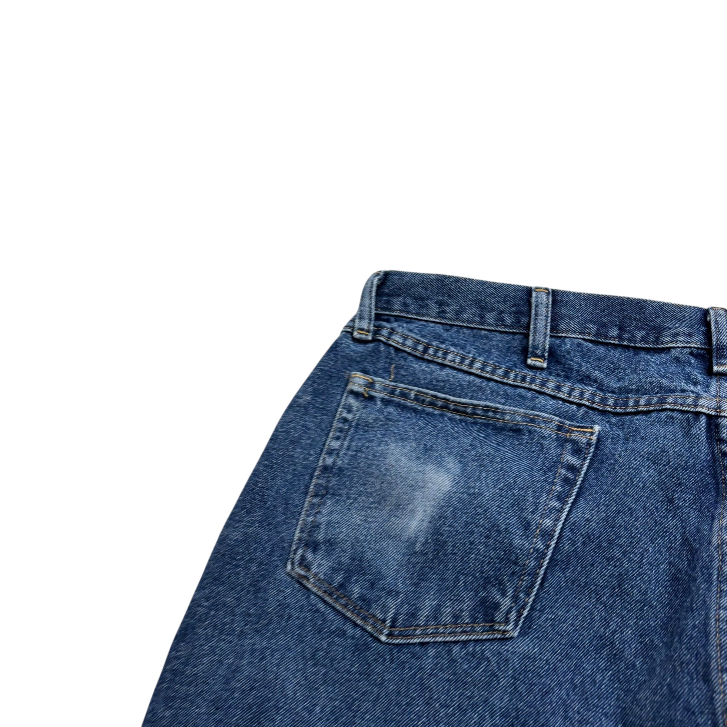 Wrangler Jeans W40 L29 Mens Mid Blue Baggy Relaxed Straight Fit Denim