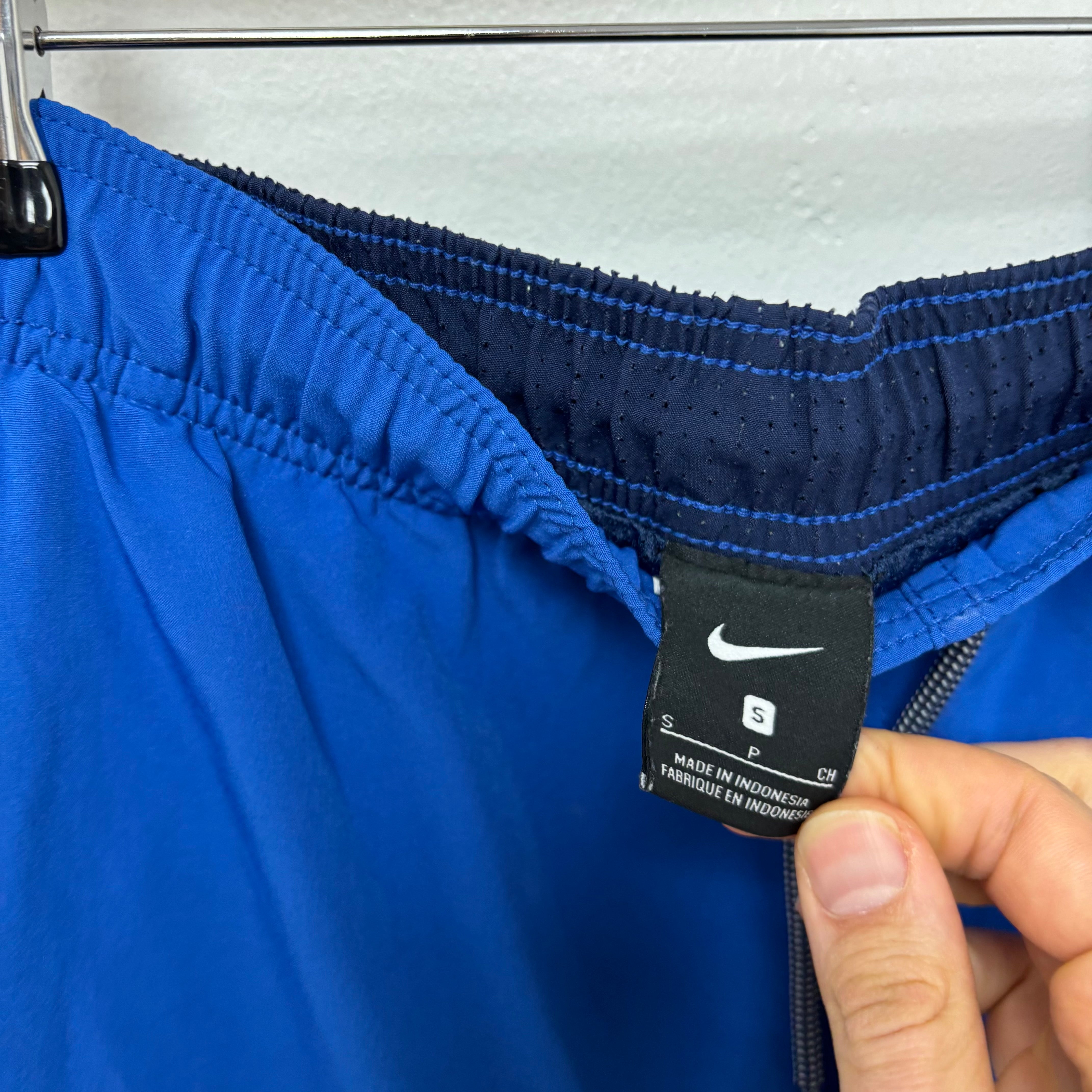 Nike Swim Shorts Mens Small Blue Board Swimming Beach Pockets (E)