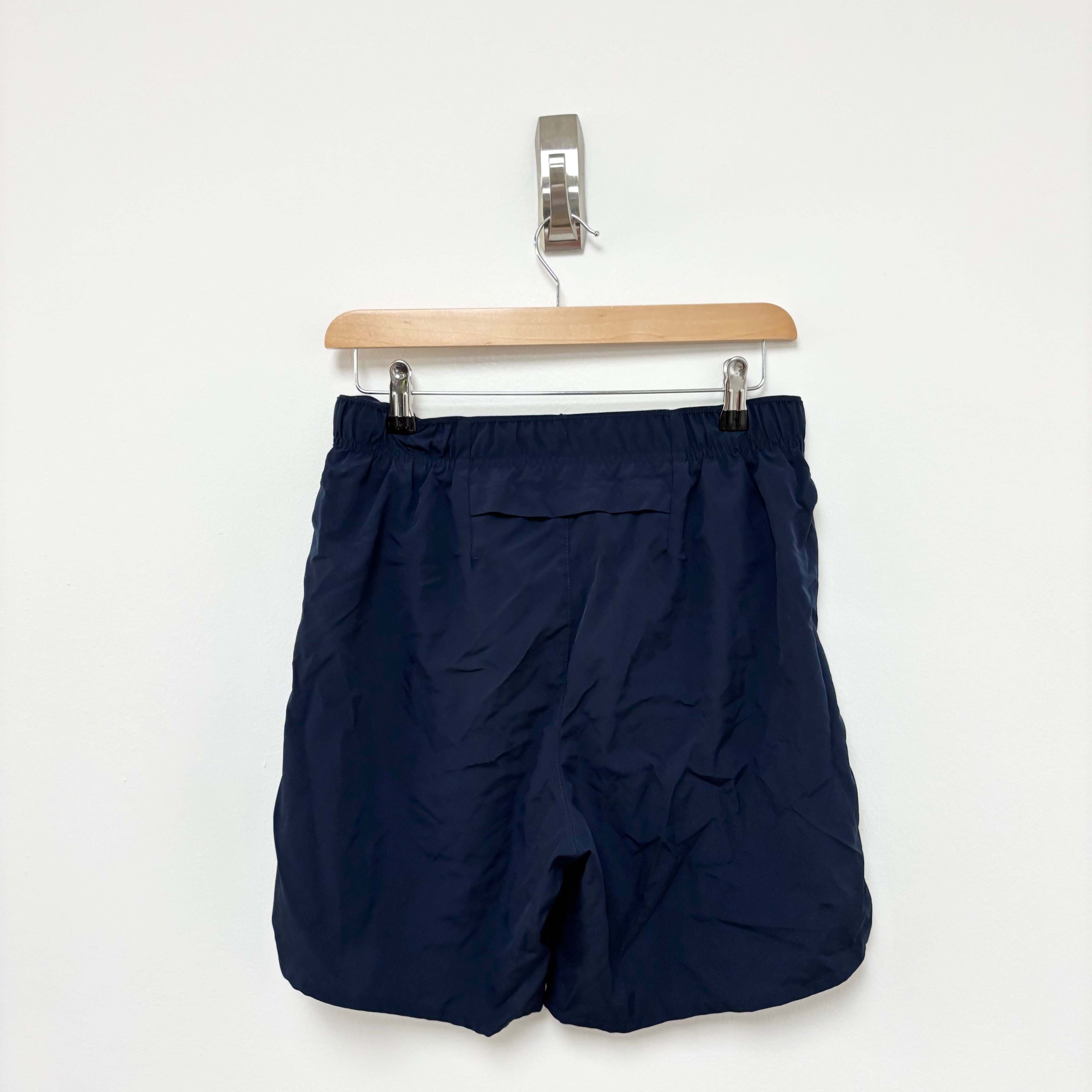 Nike Shorts Mens Small Navy Blue Dri Fit Running Sports Gym Athletic Pockets (E)