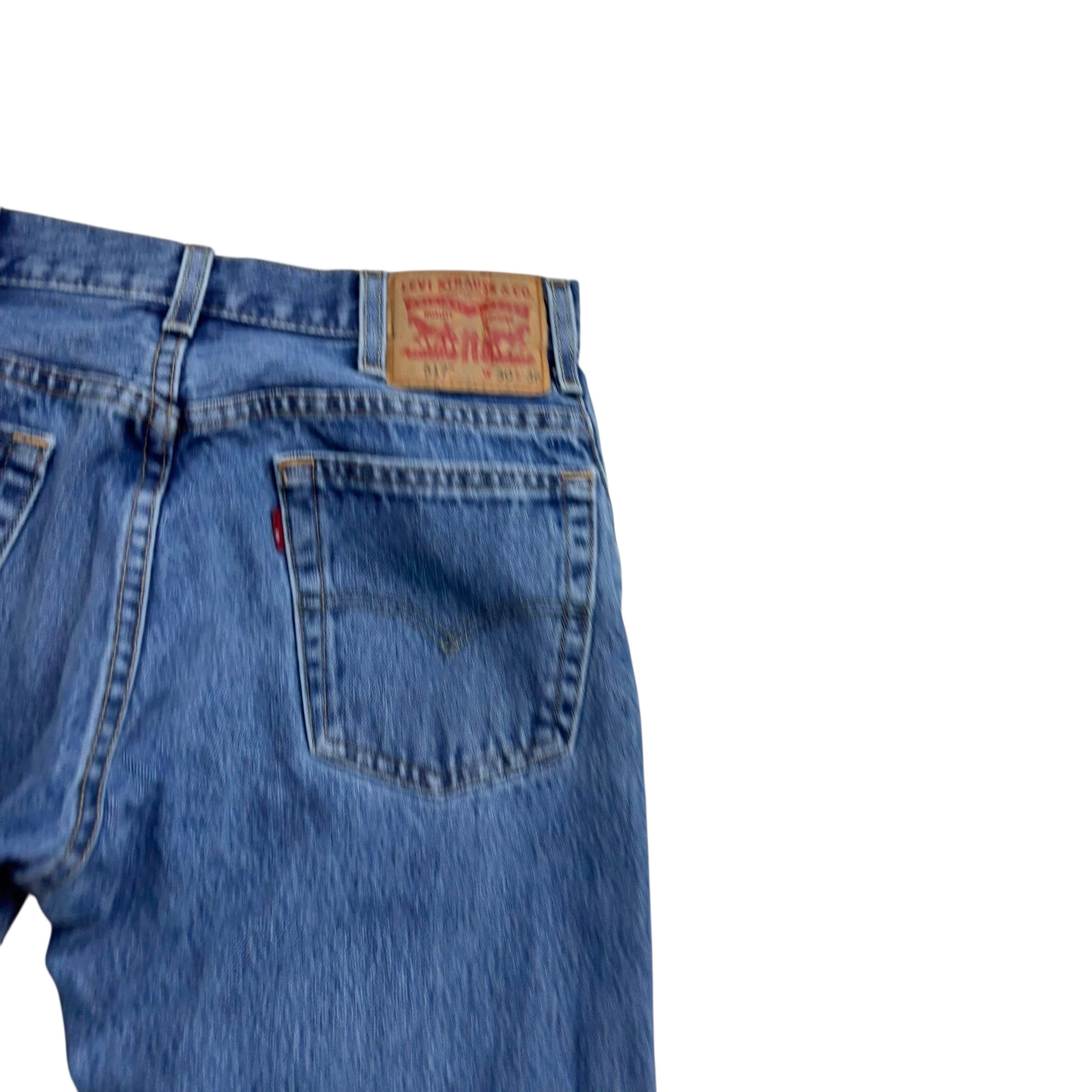 Levis 517 Jeans W29 L36 Mens Light Blue Regular Bootcut Fit Denim