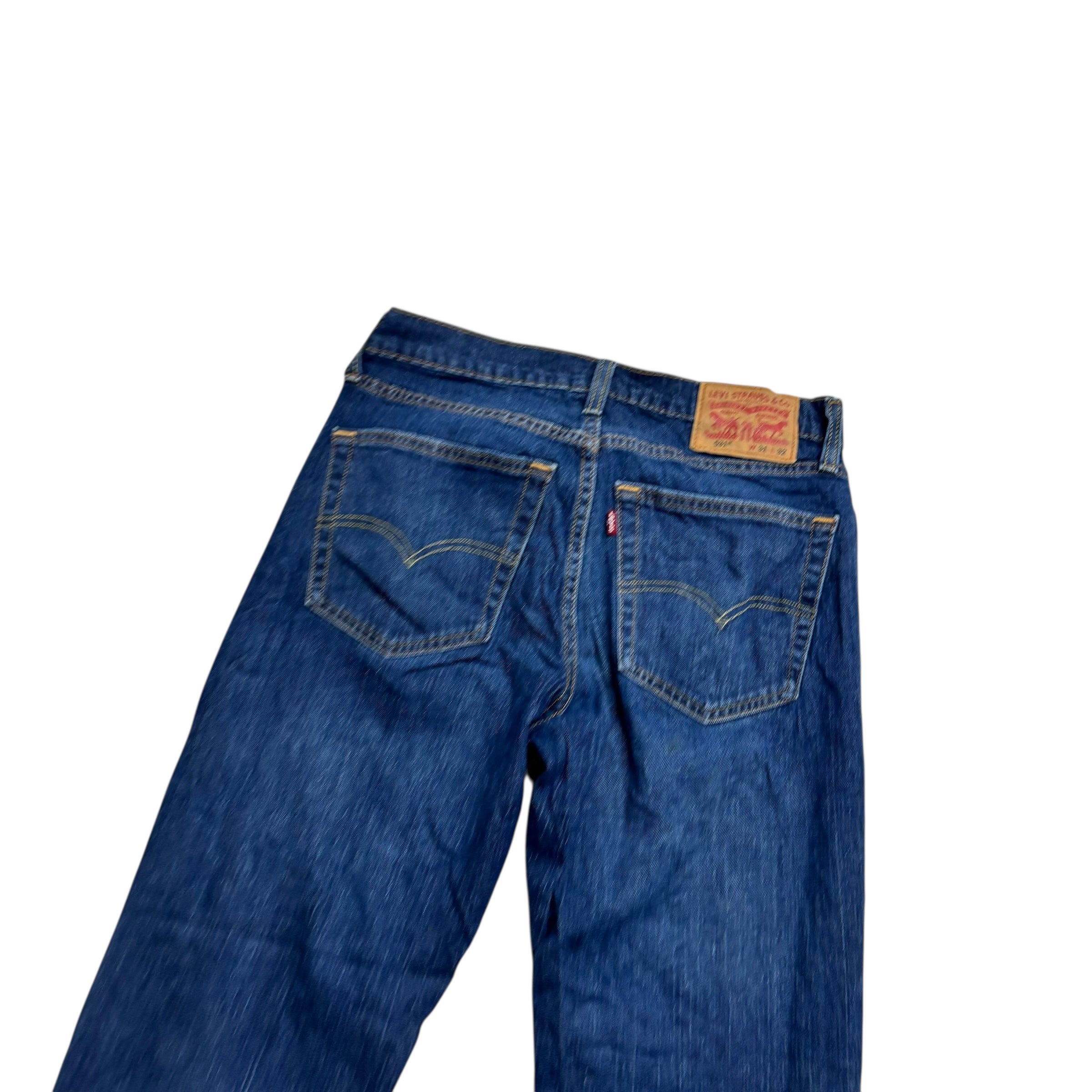Levis 531 Jeans W31 L32 Mens Dark Blue Athletic Slim Fit Stretch Denim (E)