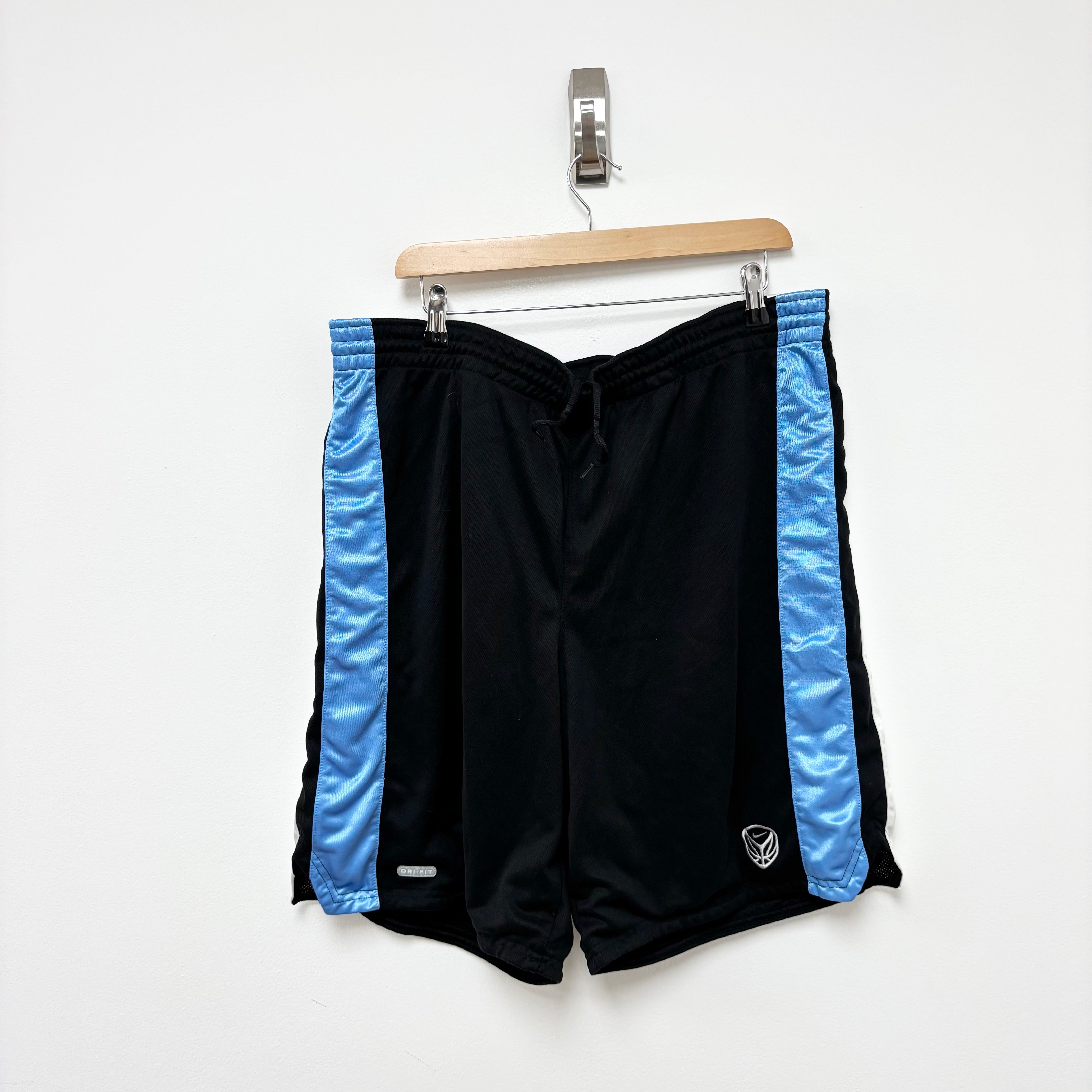 Nike Shorts Mens XL Black Dri Fit Running Sports Gym Y2K Vintage