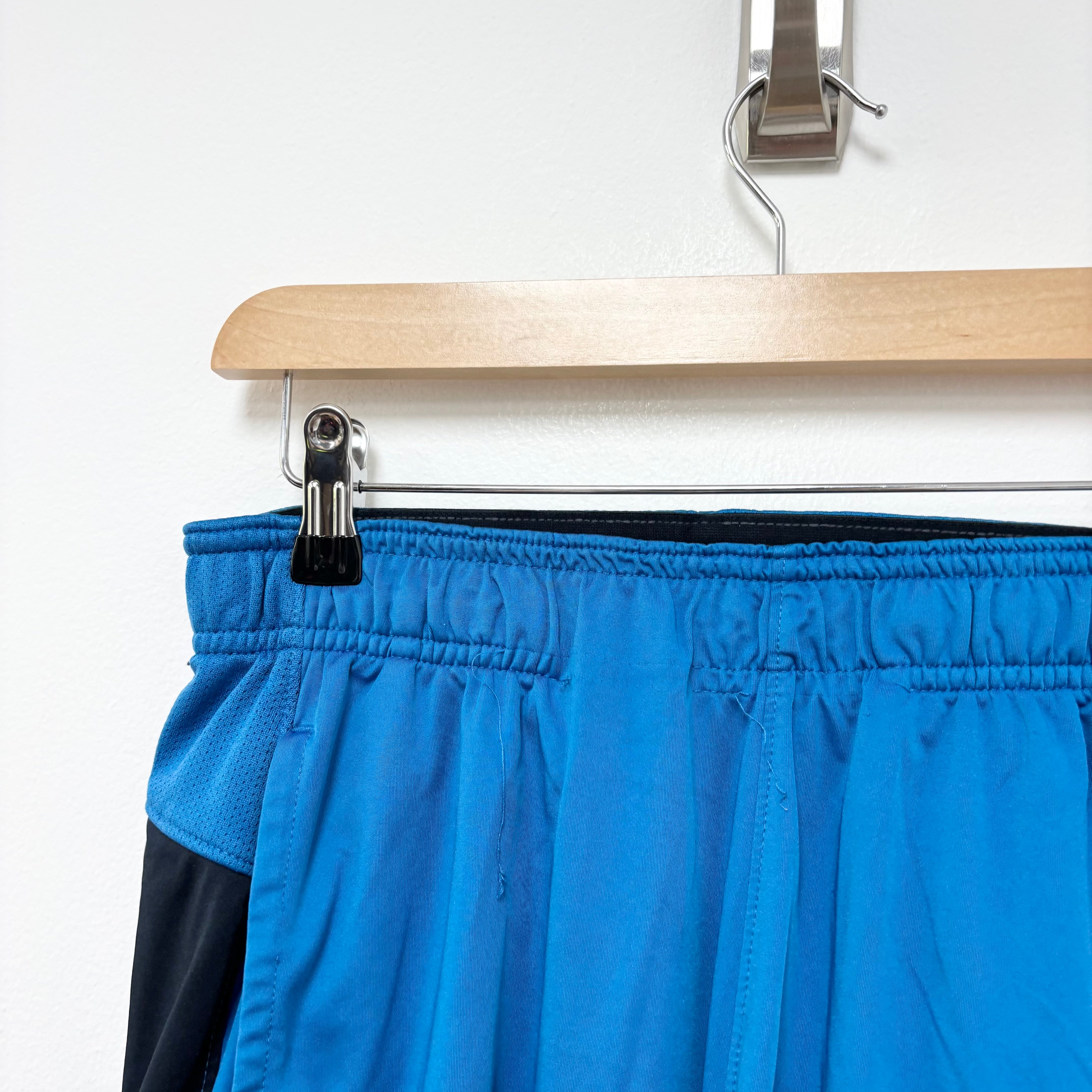 Nike Shorts Mens Small Blue Dri Fit Running Sports Gym Athletic Pockets