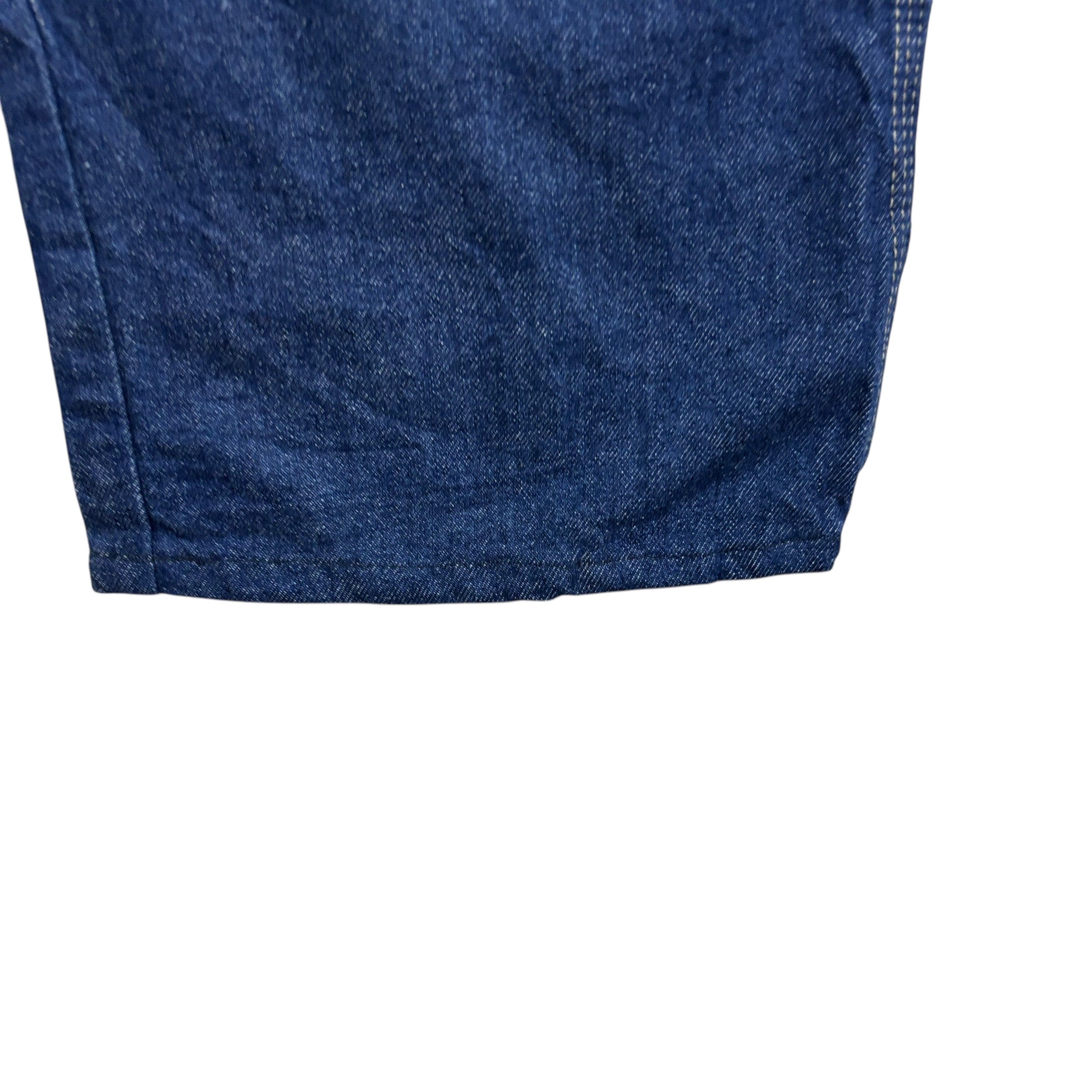 Dickies Carpenter Jeans W48 L32 Mens Dark Blue Relaxed Straight Fit Pants (E)