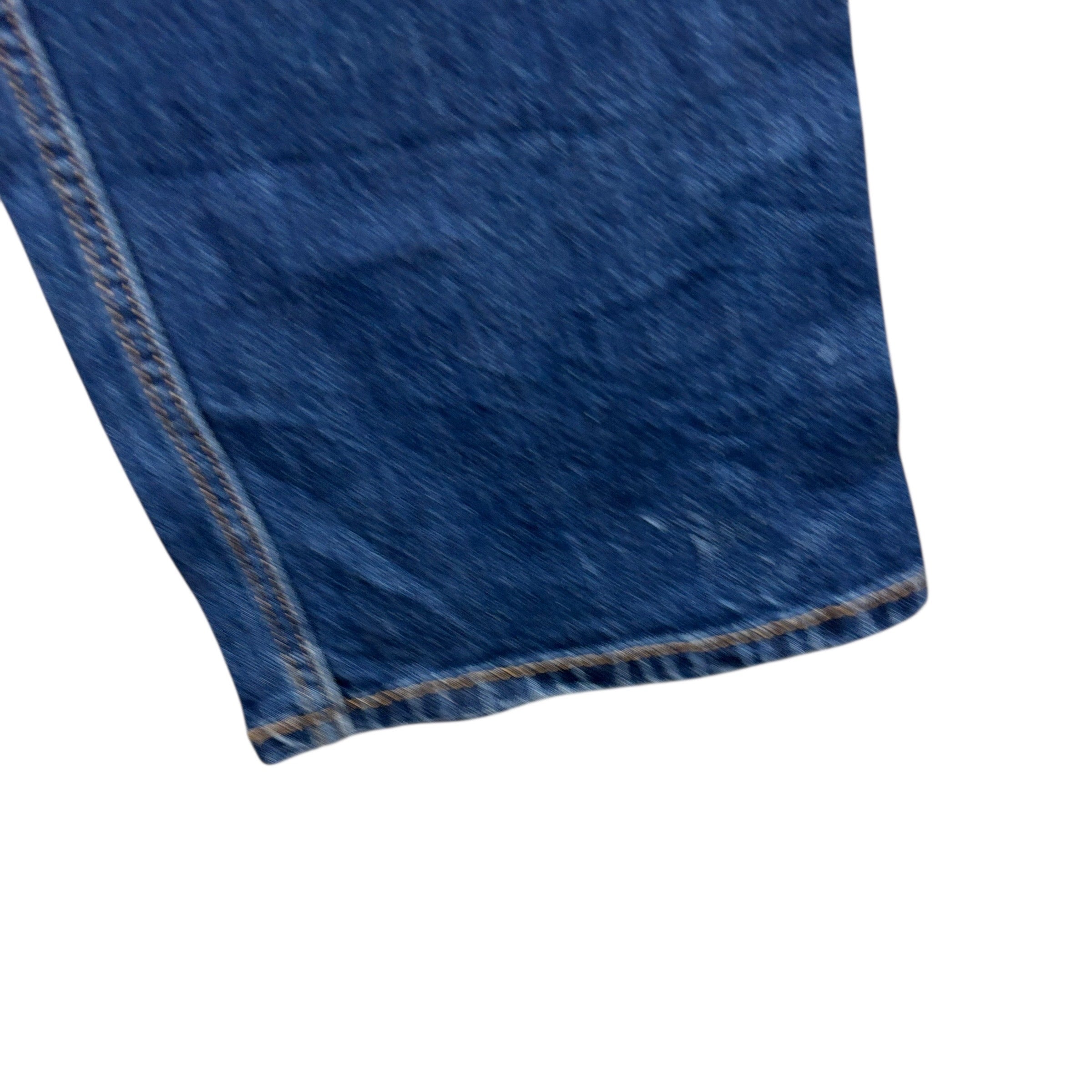 Levis 505 Jeans W40 L30 Mens Mid Blue Regular Straight Fit Stretch Denim