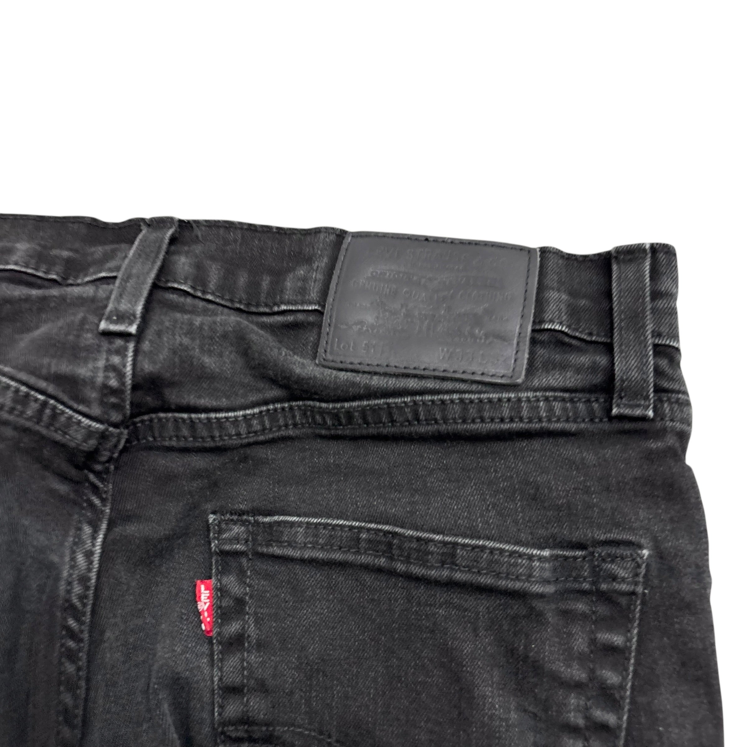 Levis 511 Jeans W31 L31 Mens Black Slim Fit Stretch Premium Denim