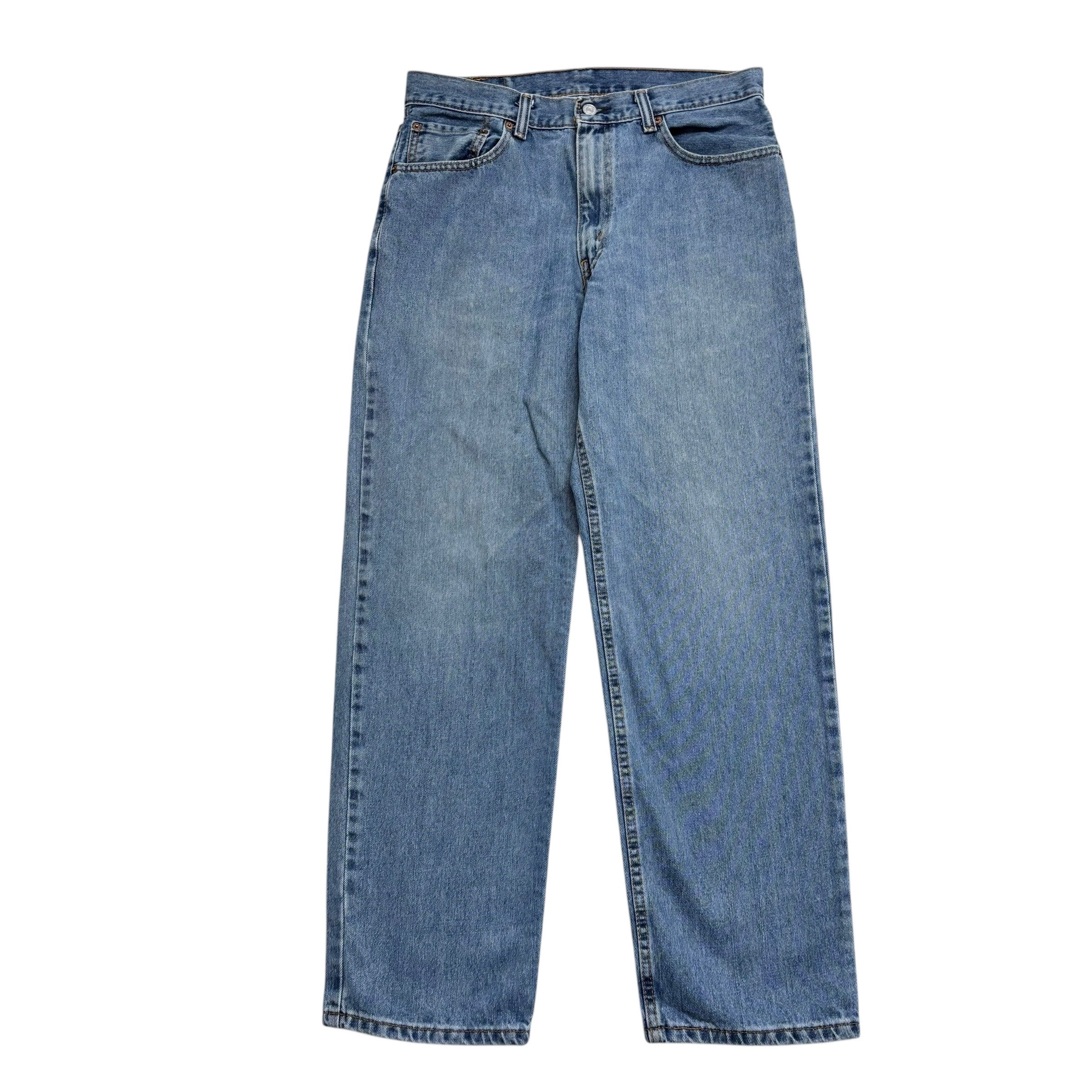 Levis 560 Jeans W34 L32 Mens Mid Blue Baggy Relaxed Comfort Vintage Denim (E)