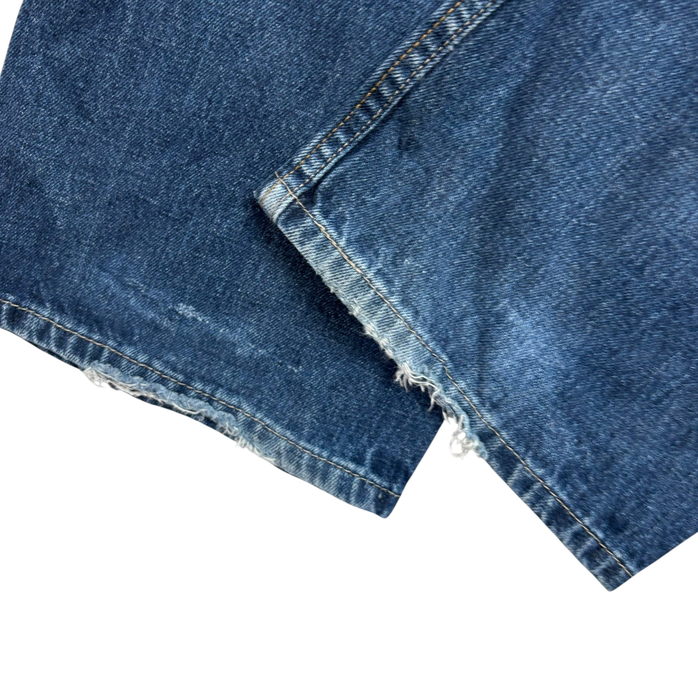 Levis 527 Jeans W32 L32 Mens Dark Blue Regular Bootcut Fit Vintage Denim