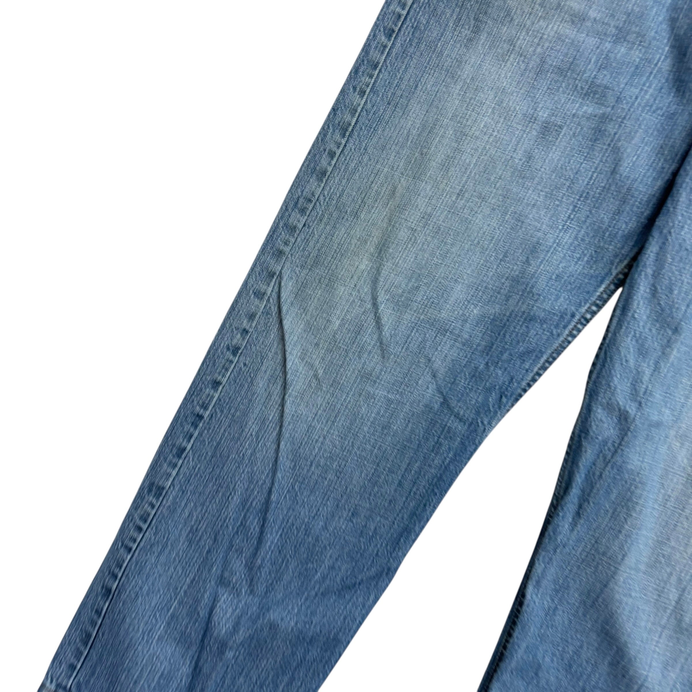 Levis 569 Jeans W36 L30 Mens Mid Blue Baggy Relaxed Straight Vintage Denim (F)