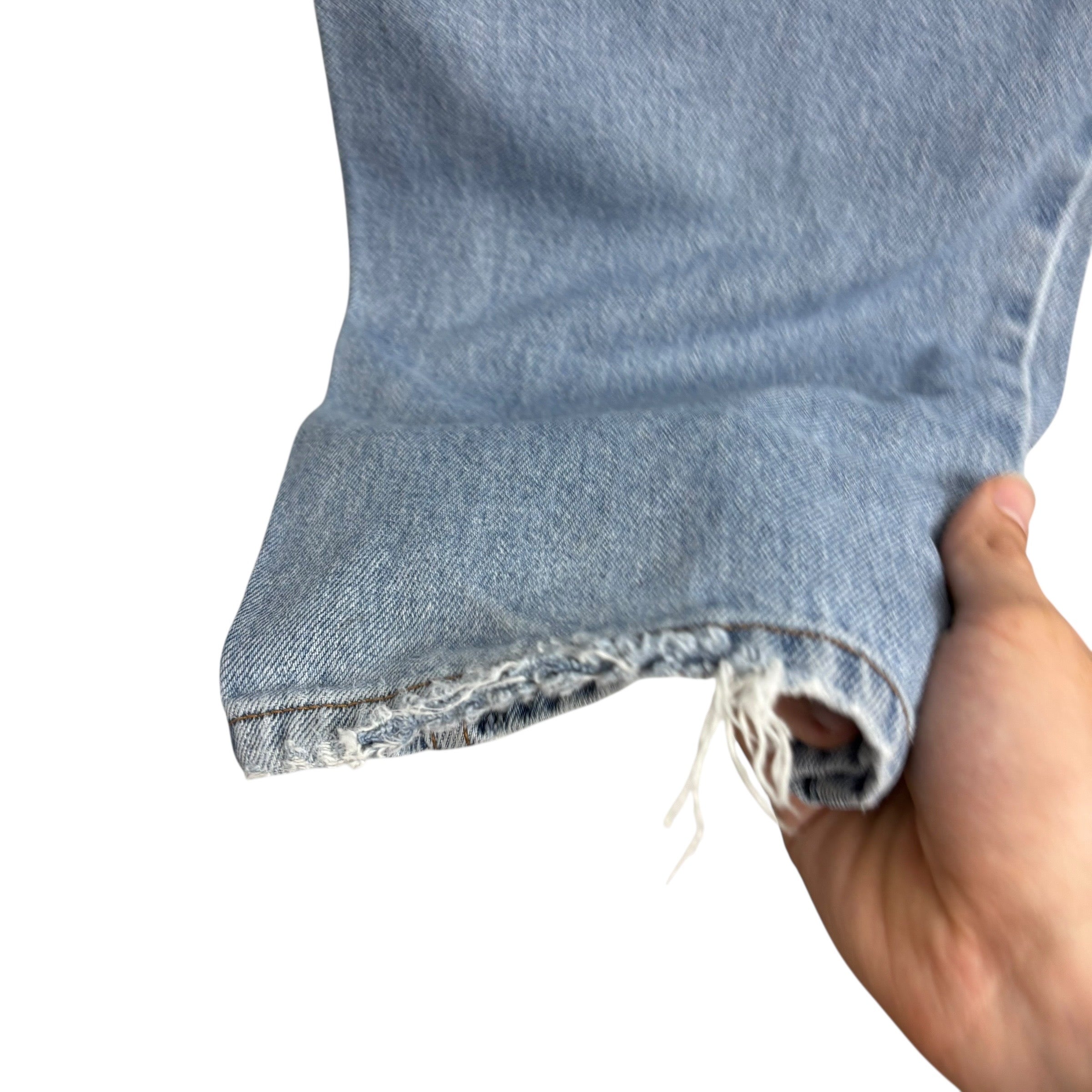 Levis 560 Jeans W36 L34 Mens Light Blue Baggy Relaxed Comfort Fit Vintage Denim