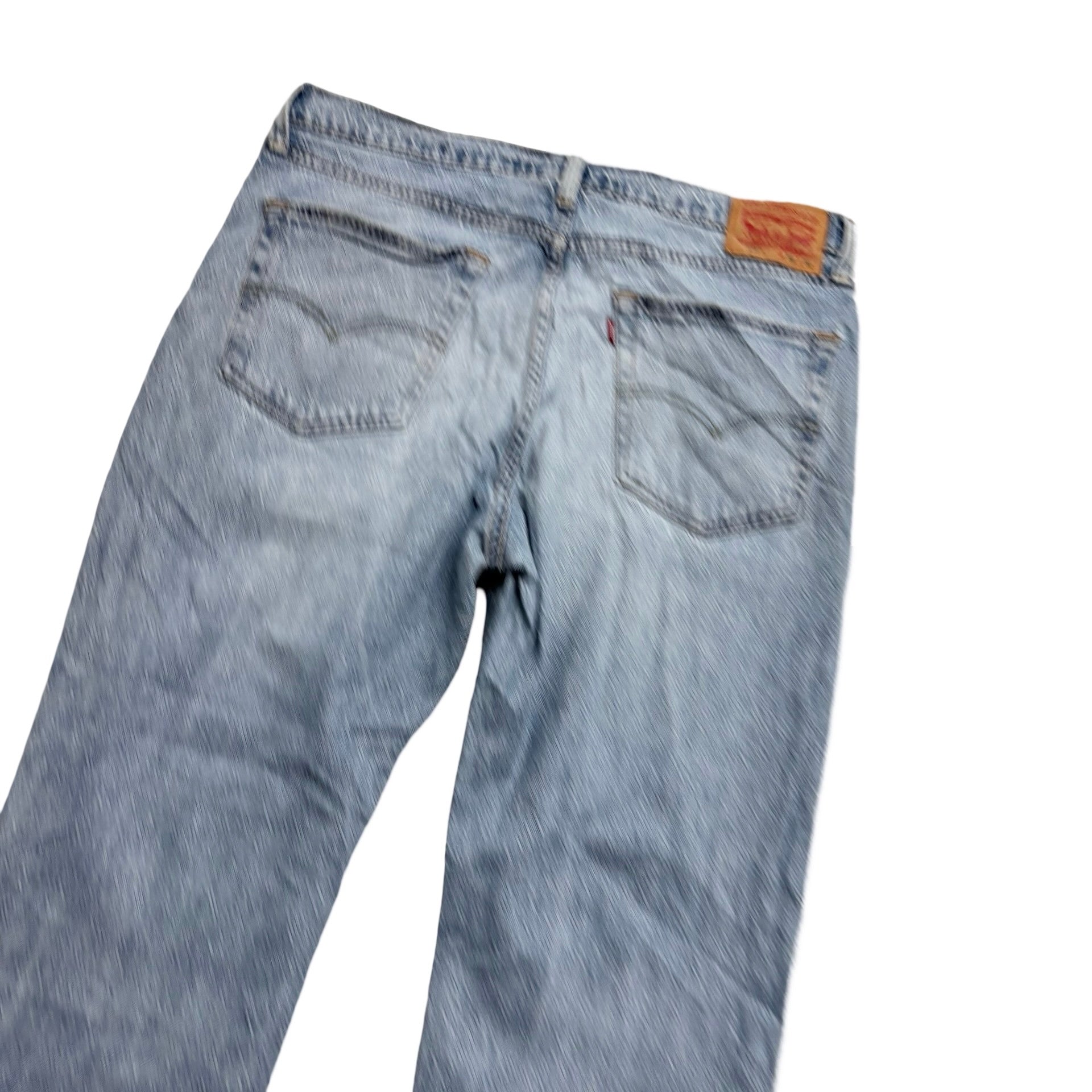 Levis 541 Jeans W36 L29 Mens Light Blue Athletic Tapered Fit Stretch Denim (E)