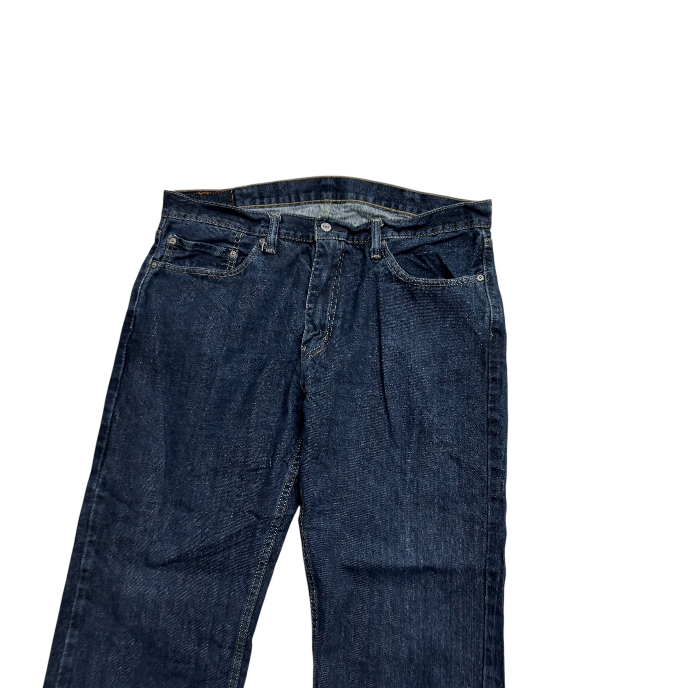 Levis 559 Jeans W38 L32 Mens Dark Blue Baggy Relaxed Straight Fit Denim (E)