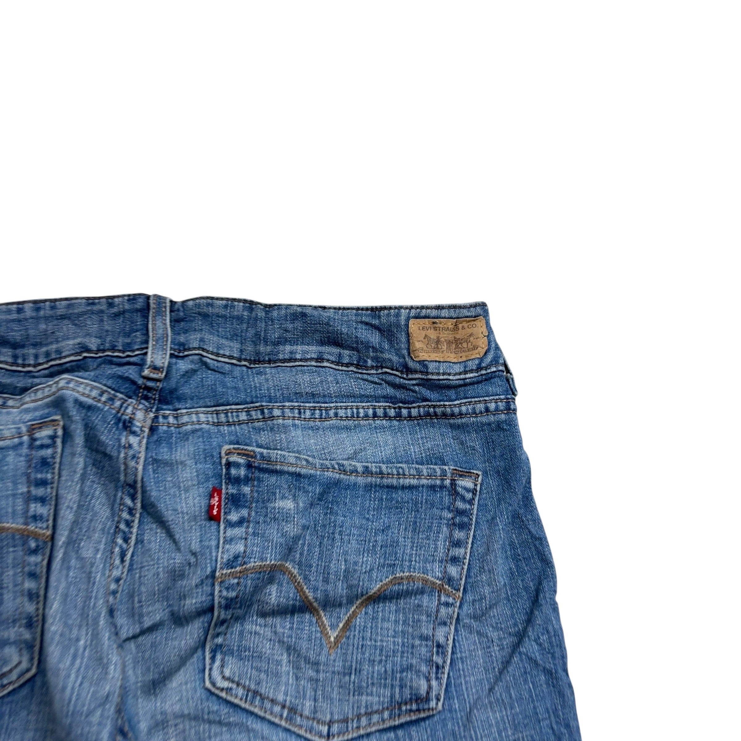 Levis 526 Jeans W34 L32 Womens Bootcut Mid Blue Stretch Vintage (F)