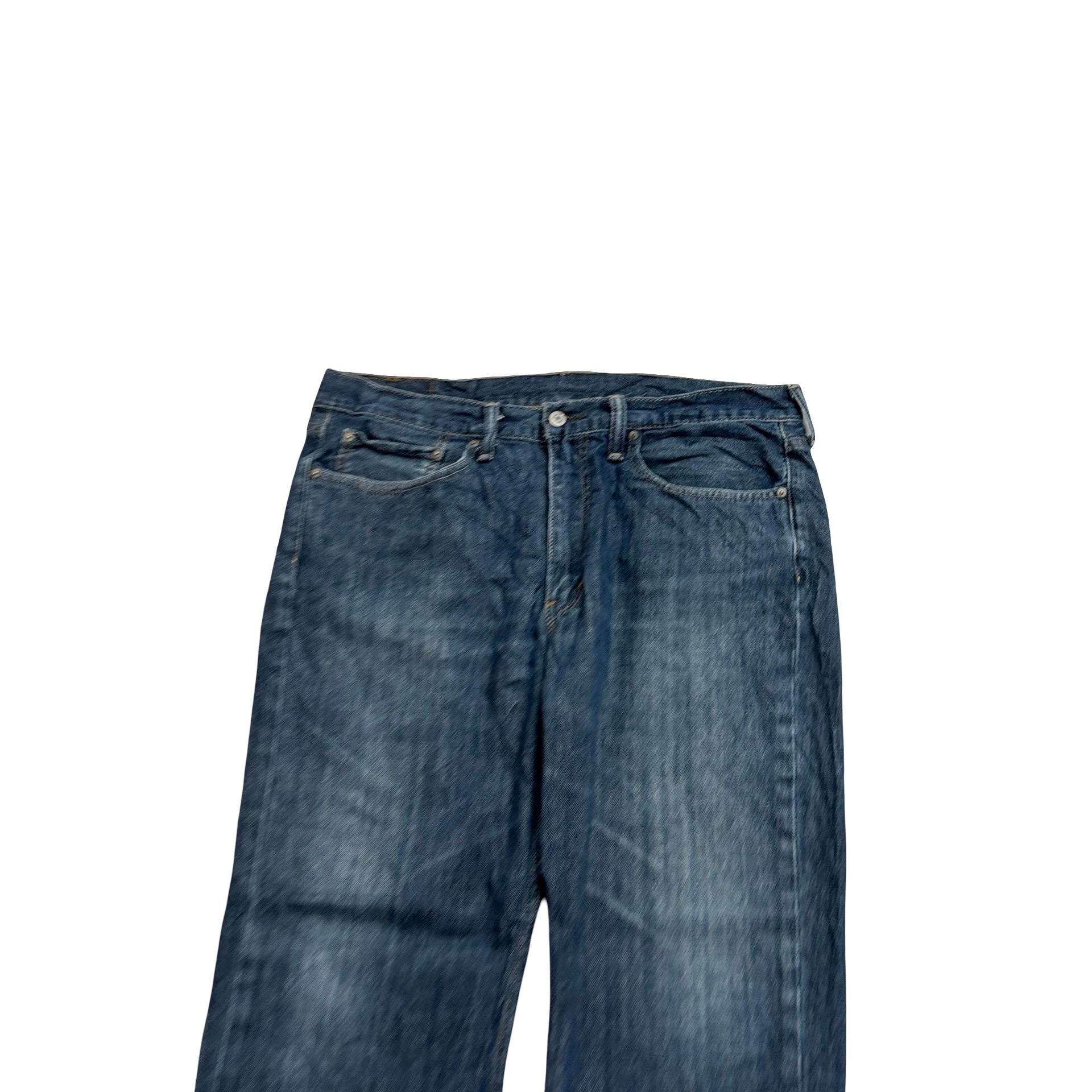 Levis 514 Jeans W36 L30 Mens Dark Blue Regular Straight Fit Denim