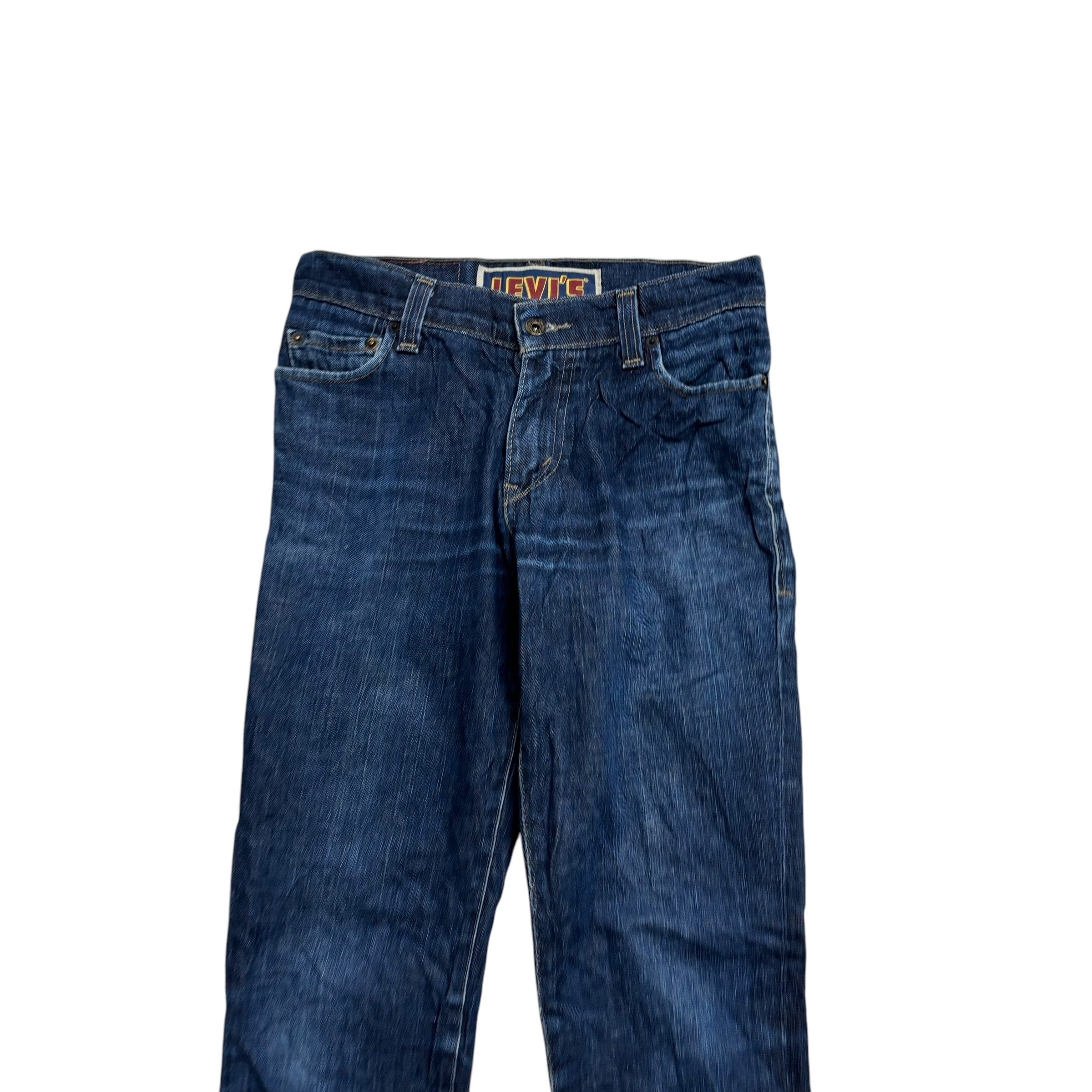 Levis 510 Jeans W29 L32 Mens Dark Blue Skinny Fit Vintage Denim (E)