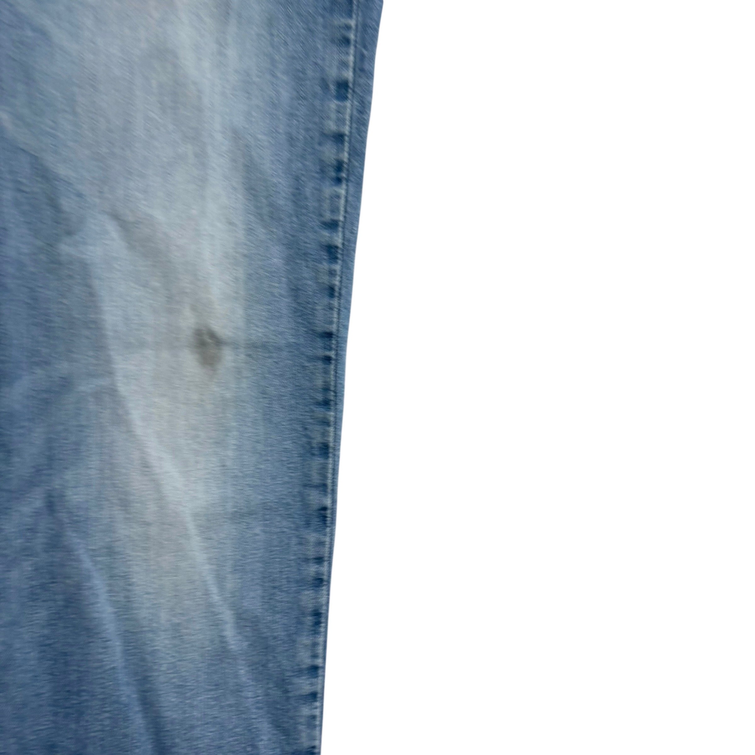 Levis 514 Jeans W32 L32 Mens Light Blue Regular Straight Fit Stretch Denim (F)