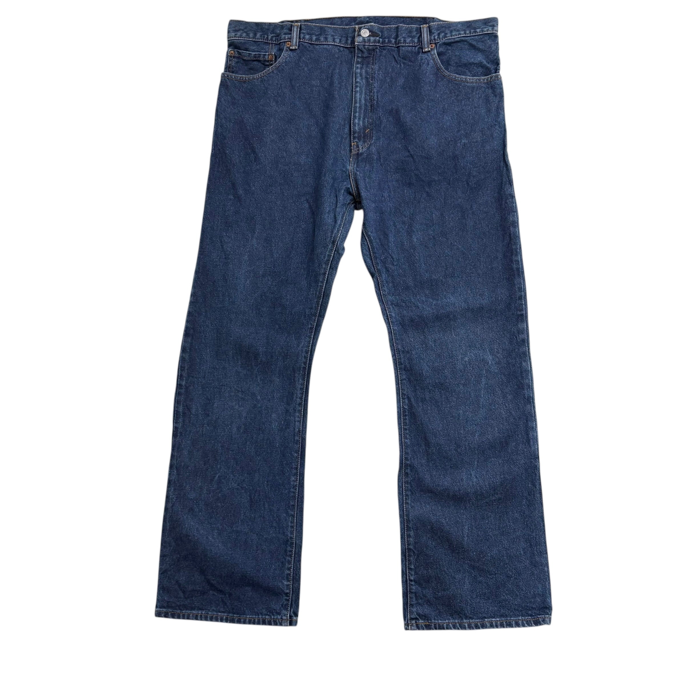 Levis 517 Jeans W42 L32 Mens Dark Blue Regular Bootcut Fit Vintage Denim (E)