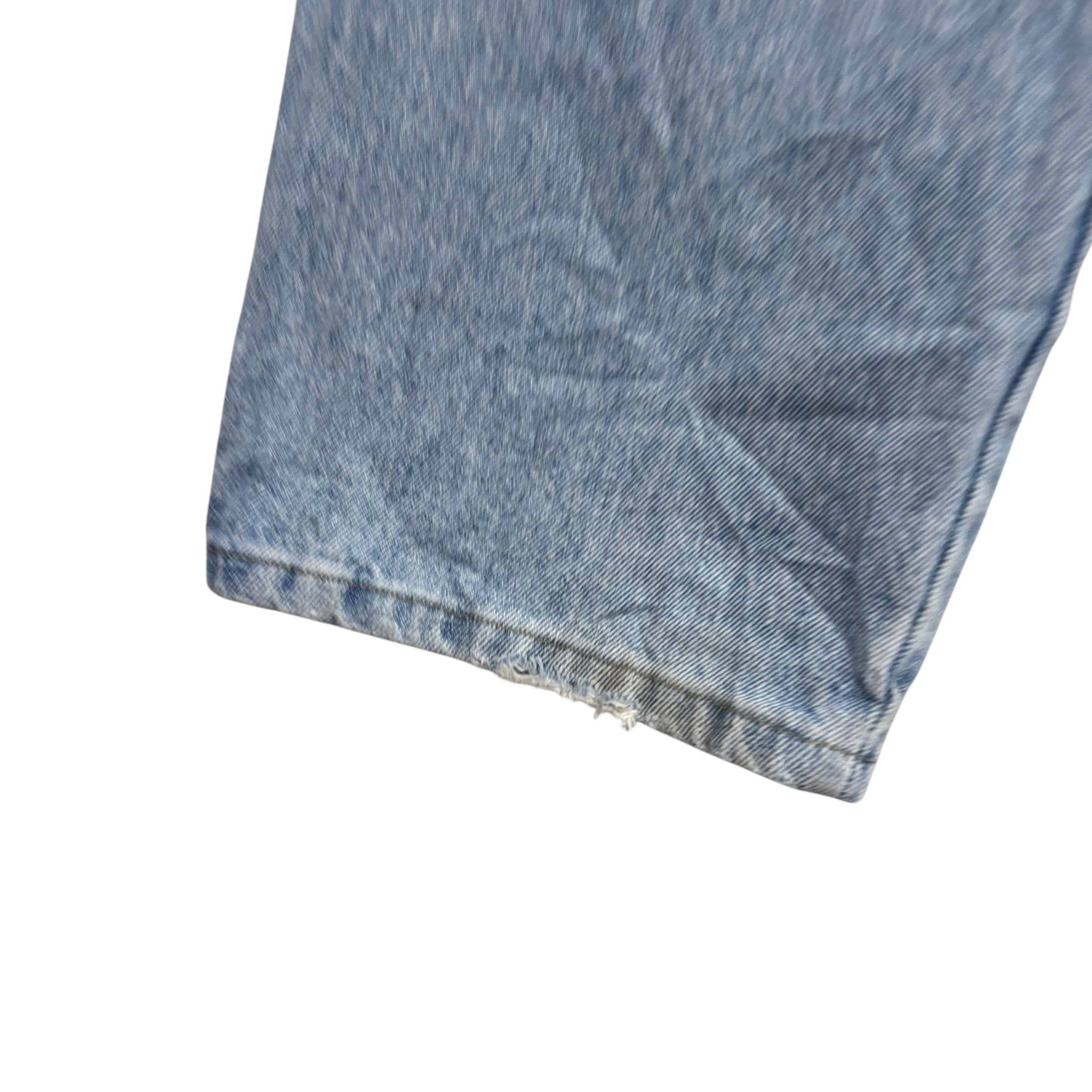 Wrangler Jeans W42 L30 Mens Light Blue Regular Straight Fit Vintage Denim