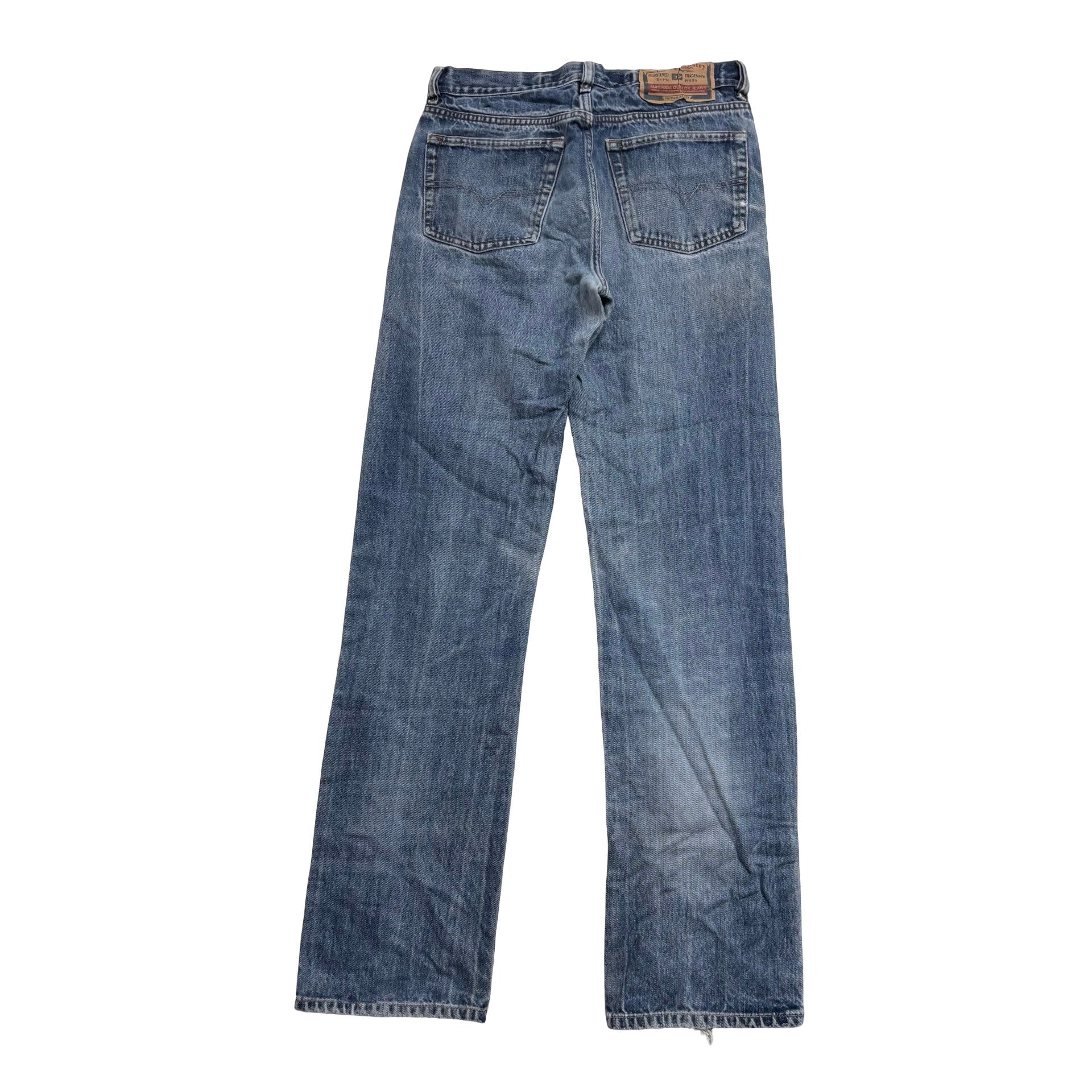 Diesel Kulter Jeans W30 L32 Mens Mid Blue Regular Straight Vintage Denim