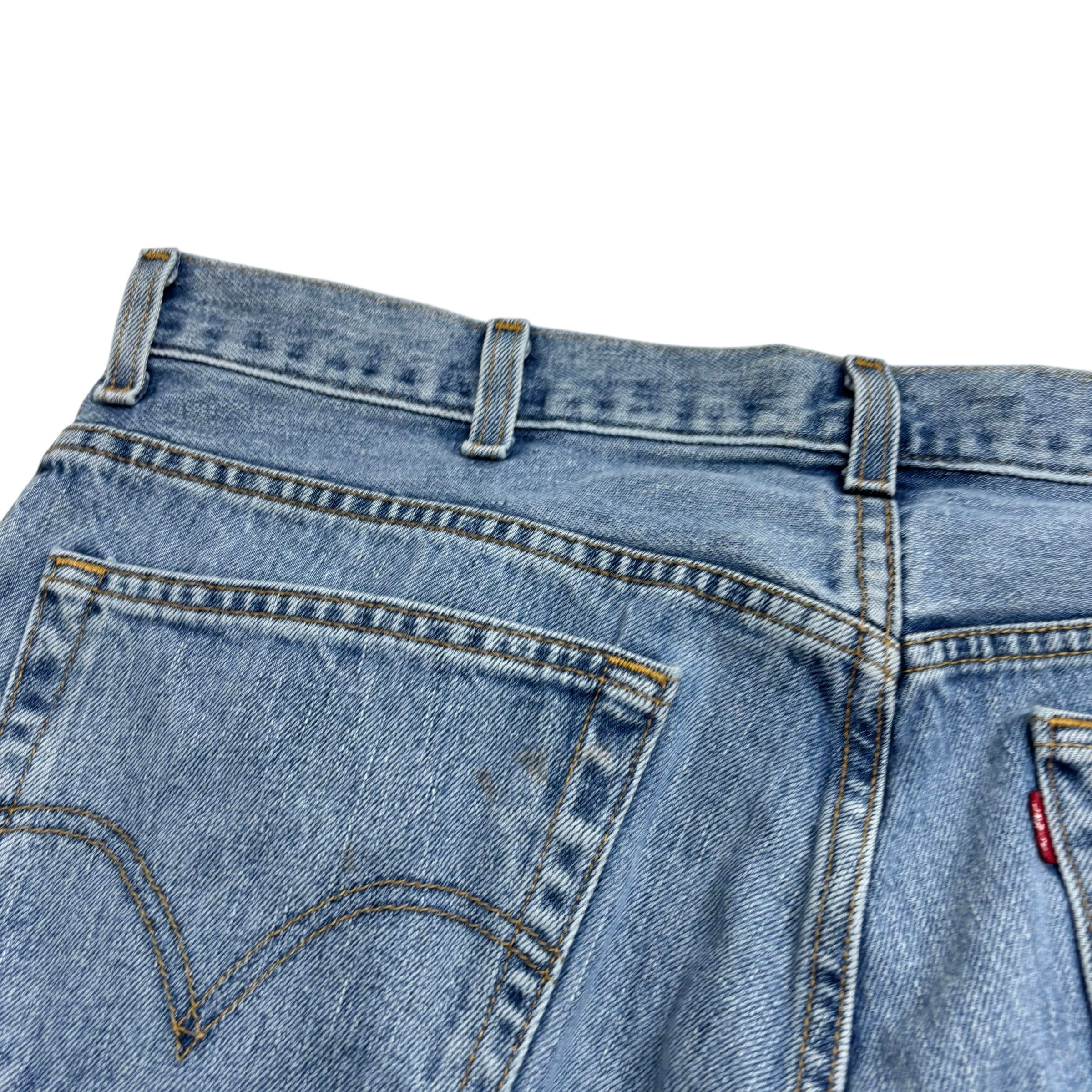 Levis 560 Jeans W38 L32 Mens Light Blue Baggy Relaxed Comfort Fit Vintage Denim