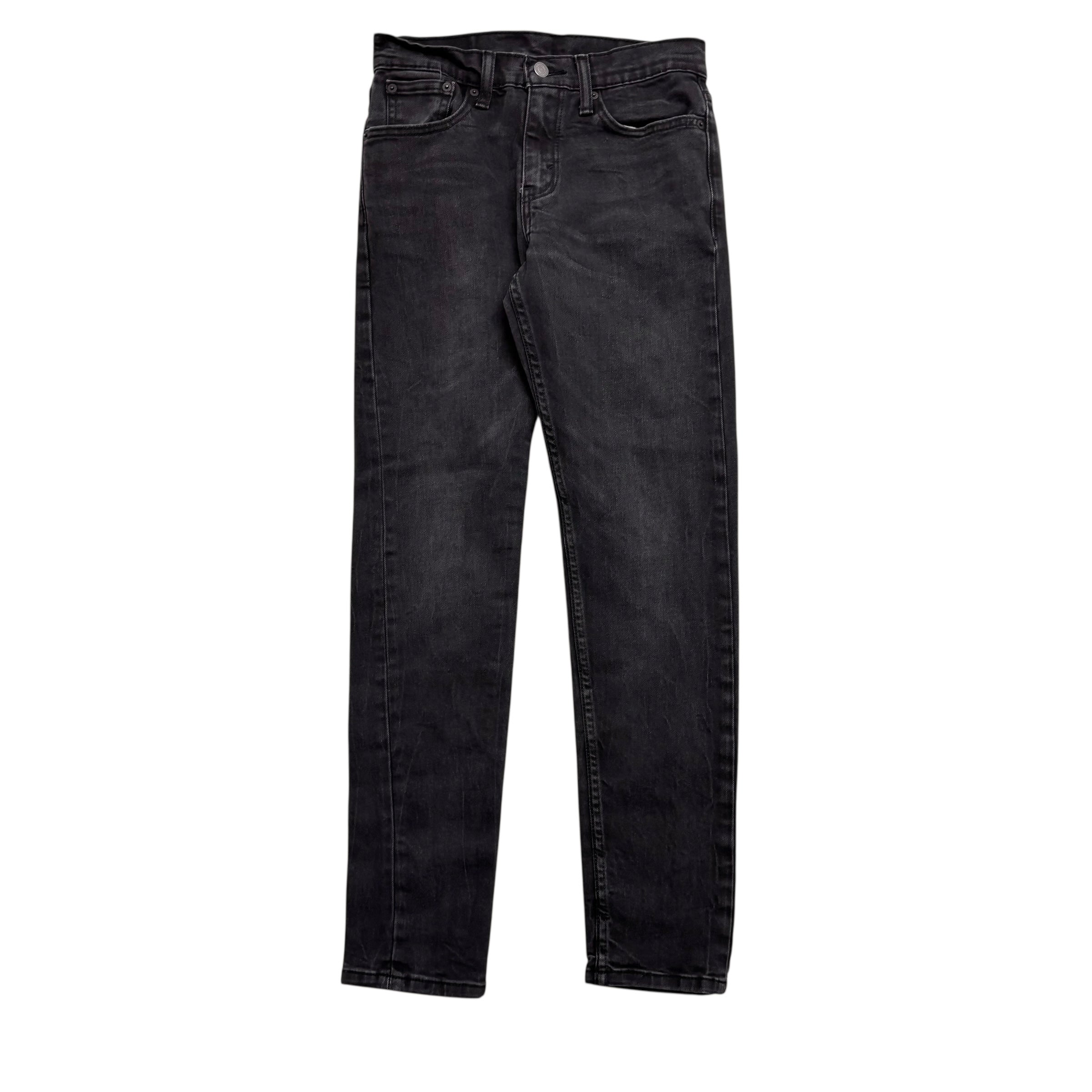 Levis 512 Jeans W28 L31 Mens Black Slim Tapered Fit Stretch Denim (E)